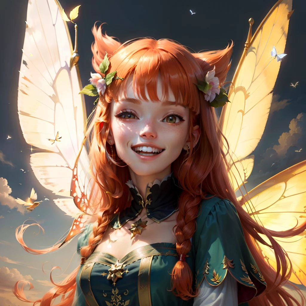 Ginger teeth,Fairy air fluttering,immortal