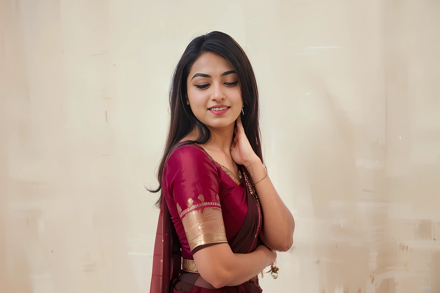 25yo Indian woman in a black croptop standing in a room, a photography by rajesh soni with sony dslr,Full Hd image, fair glowing skin, featured on pexels, samikshavad, lovely, cute face beautiful, dark maroon lips, sexy figure, big chest
