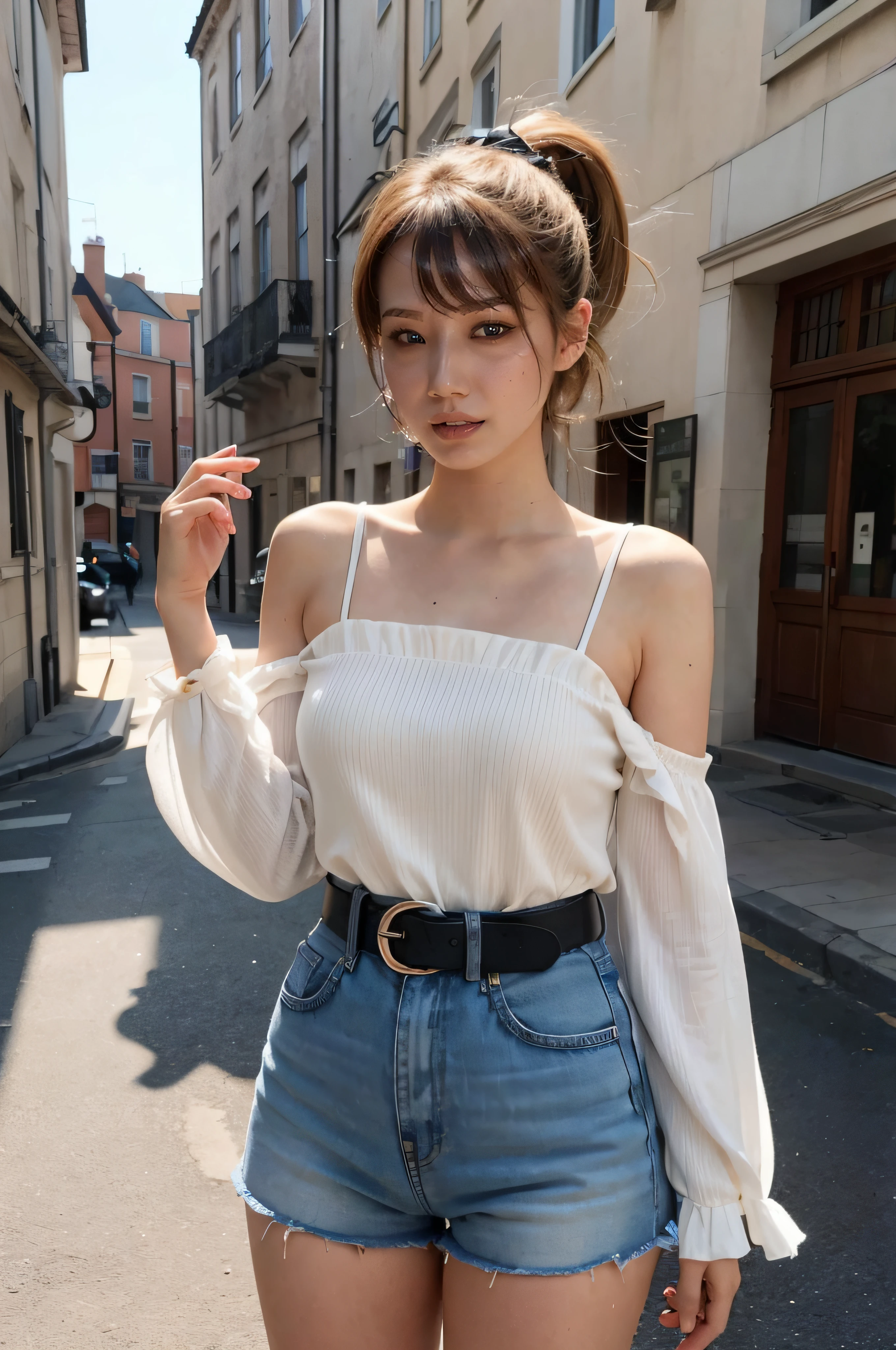 Beautiful asian girl with red lips, Her eyes shone like dreamy stars, glowing eyes, beautiful and detailed eyes, RAW photo,(high detailed skin:1), (realistic, photo-realistic:1.37), ultra high res, professional lighting , 8k uhd, dslr , high quality, film grain, Fujifilm XT3, RAW photo,, RAW photo,(high detailed skin:1), (realistic, photo-realistic:1.37), ultra high res, professional lighting , 8k uhd, dslr , high quality, film grain, Fujifilm XT3, RAW photo,