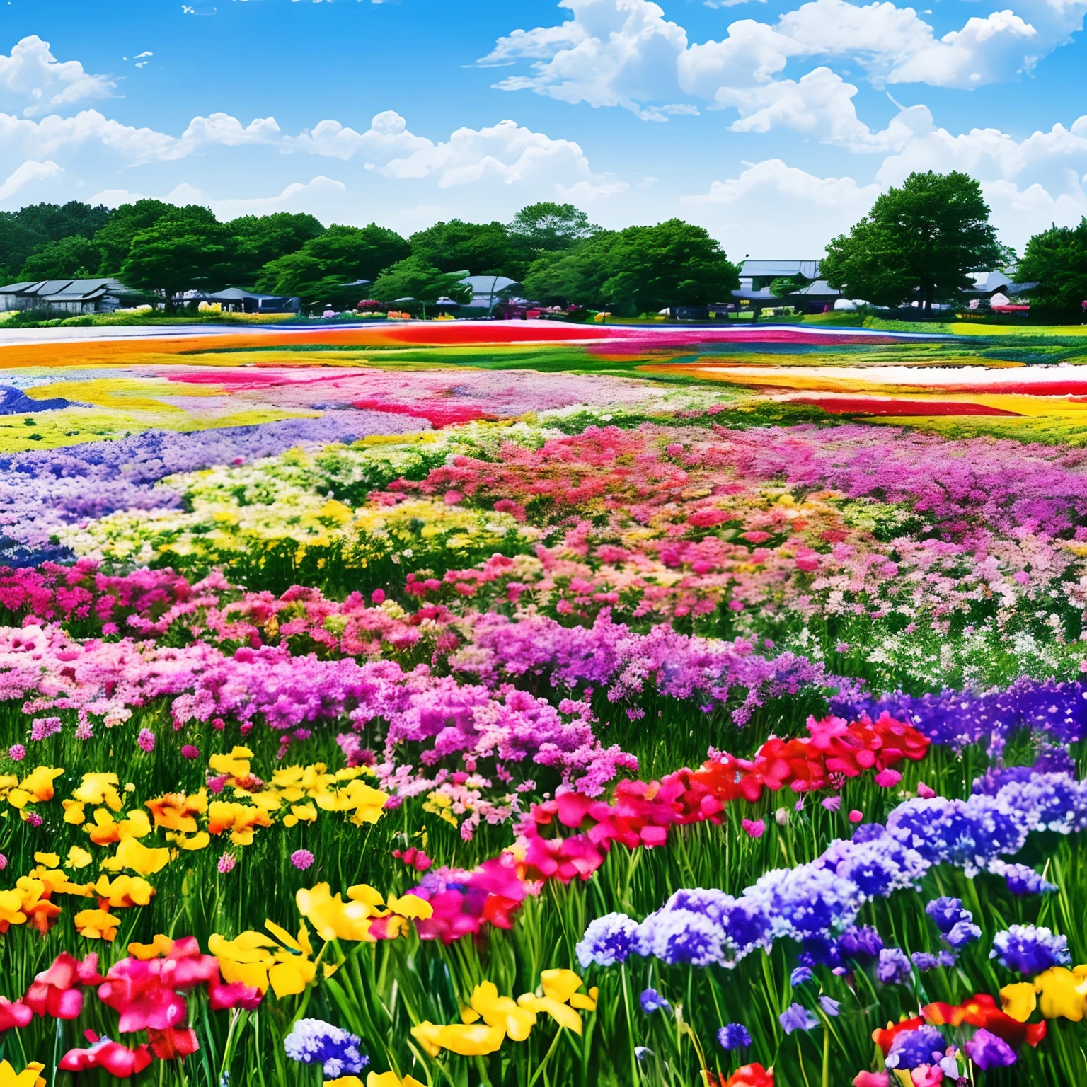 Flower garden、colourfull、Watercolor wind --auto