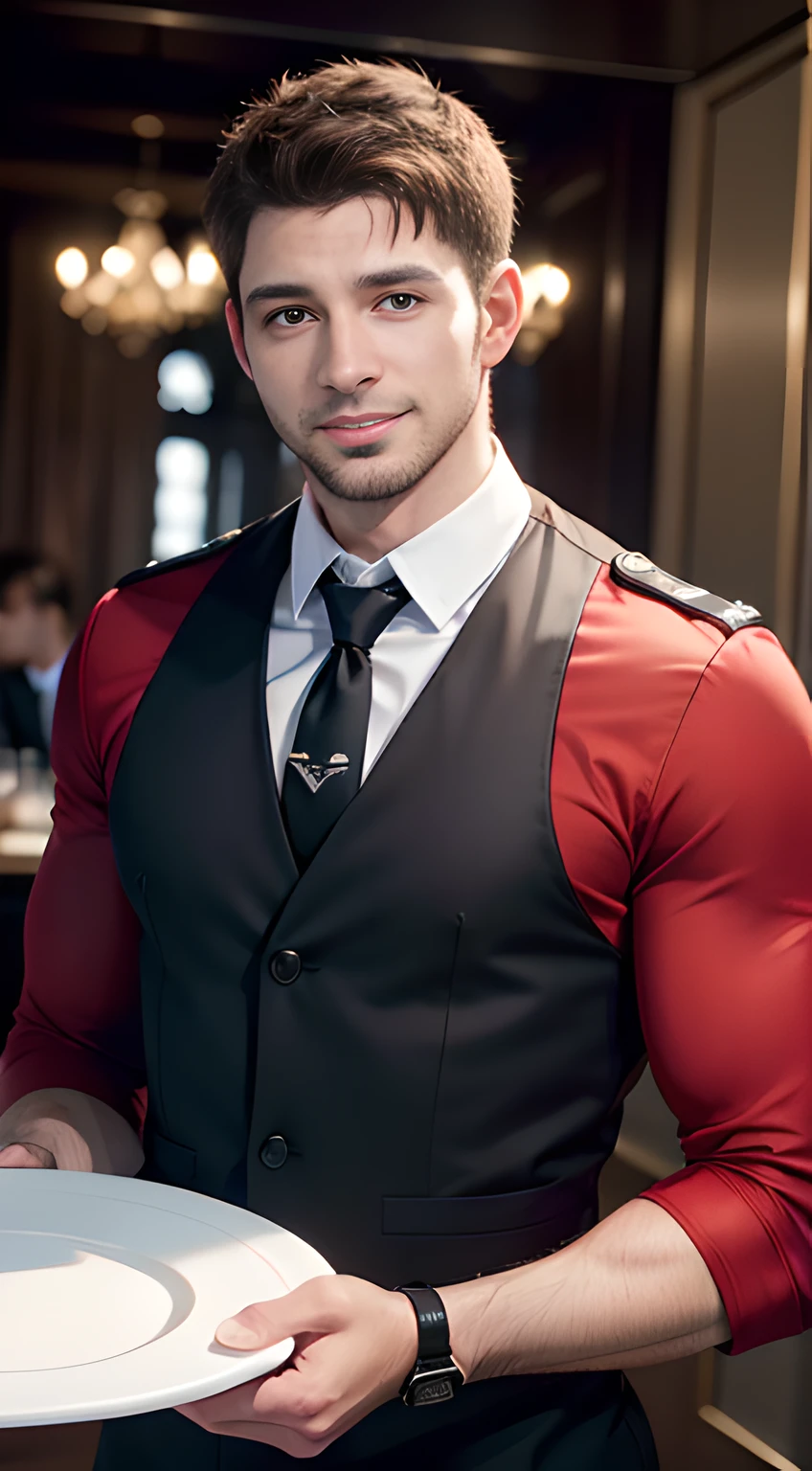 Chris Redfield, mischievous smile,