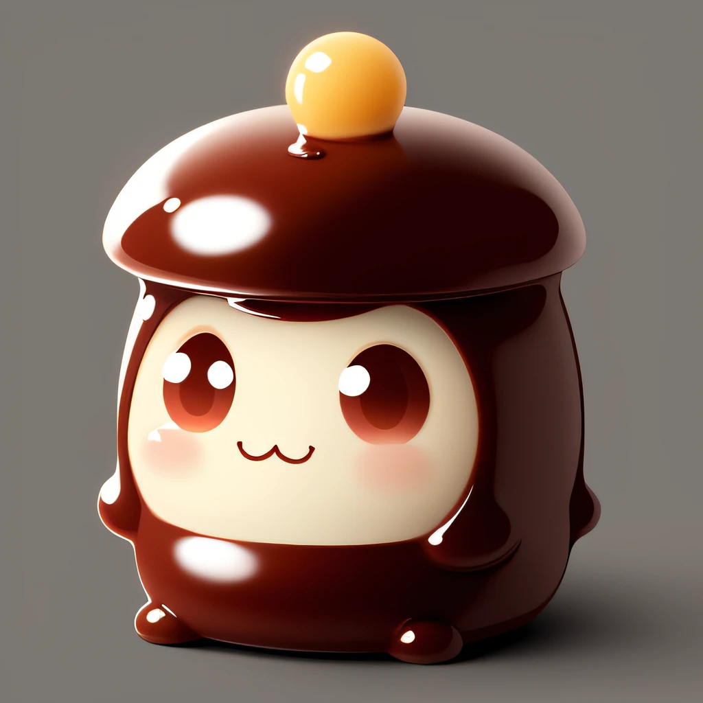 pudding monster, chibi, high definition, 4k resolution, creature