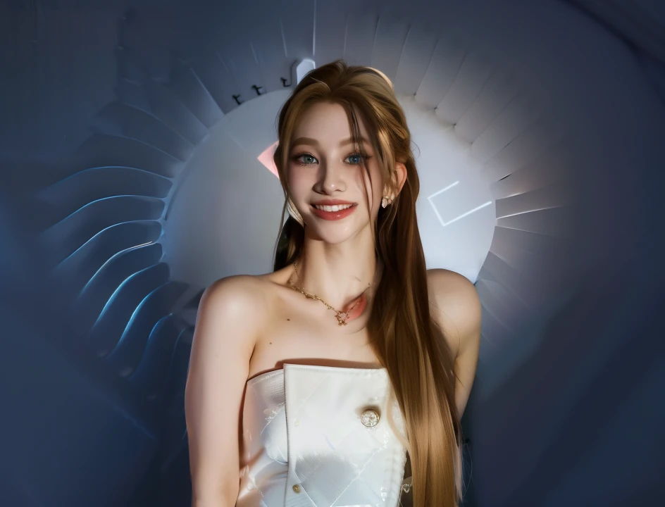 (8k, 4k, best quality, highres, ultra high res:1.1), (masterpiece, realistic, photo-realistic:1.1), 1girl, face, close-up, twintails, blonde hair, black eyes, red lips, (looking at viewer:2), absurdly long hair, long eyelashes, eyeshadow, small face, big eyes,
bare shoulders,
high contrast,