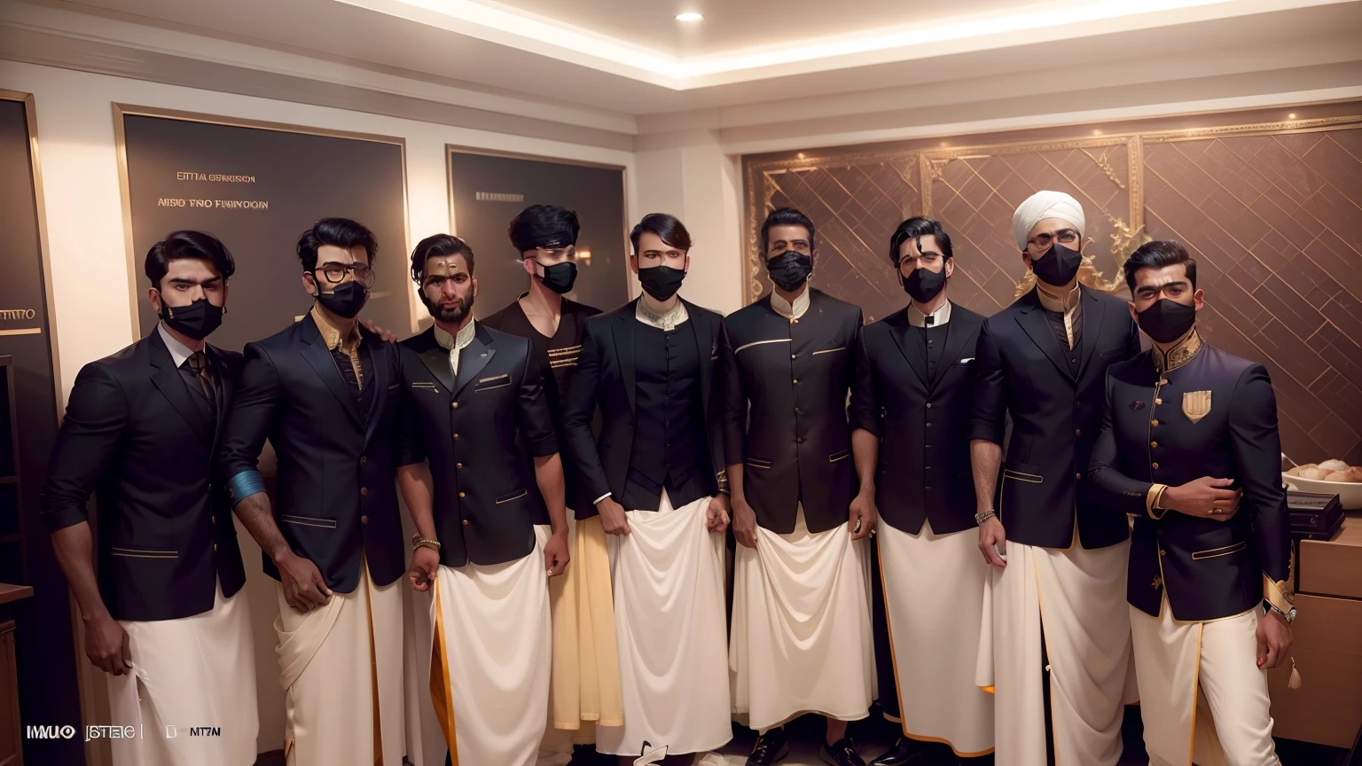 Change background with ultra realastic 8k and suitup the mobren featured dresses like indian fashion