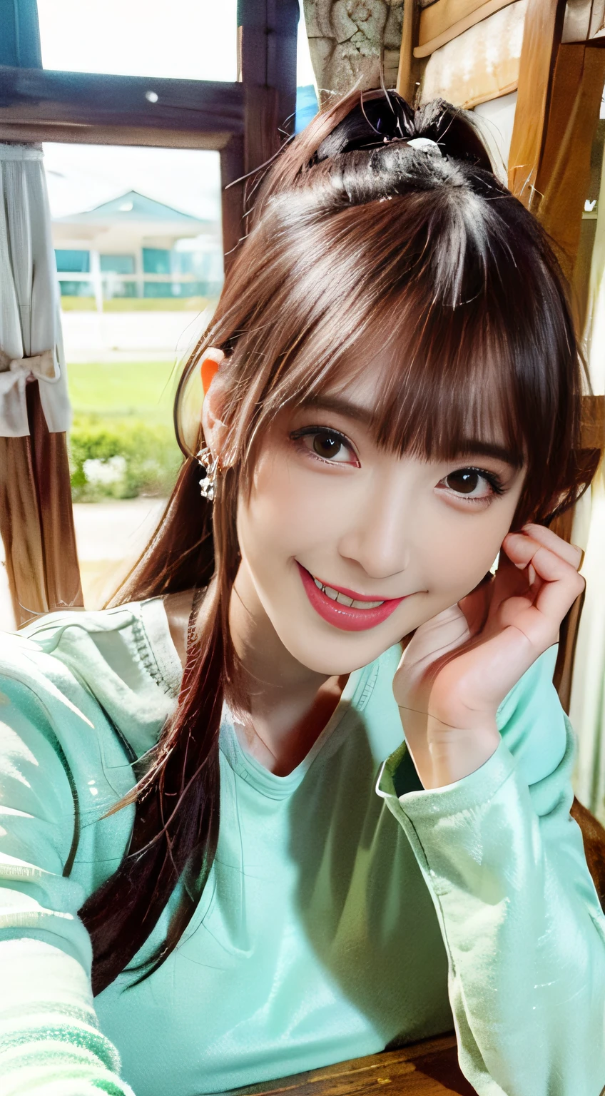 masterpiece, best quality, ultra-detailed,
anime_style, cute, 1 girl,
official_art, android, purple_eyes, purple_hair, ponytail_hair, bangs, side_parting, fair_skin, round_face, thin_eyebrows, small_nose, full_lips, light_pink_lipstick, blush, eyelashes, ear_piercings, silver_earrings,
pink_clothes, ((((cosplay)))), ((((beach_side)))),
neck_tattoo, collar_up, smiling_softly, head_tilted_slightly_to_the_right,
full body, best quality, ultra high definition, (photorealistic:1.4),, high resolution, detail, raw photo, sharp re, Nikon D850 film stock photo by Lee Jefferies 4 kodak portra 400 camera f1.6 lens rich colors hyper realistic lively textures dramatic lighting unreal engine artstation trends cinestir 800,