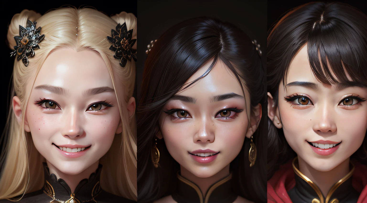 top-quality、realisitic、realisitic、８K、top-quality、Photorealsitic、Hyper-detailing、ighly detailed、tusk、Teeth、mouth、realistic teeth、up、a smile、huge smile