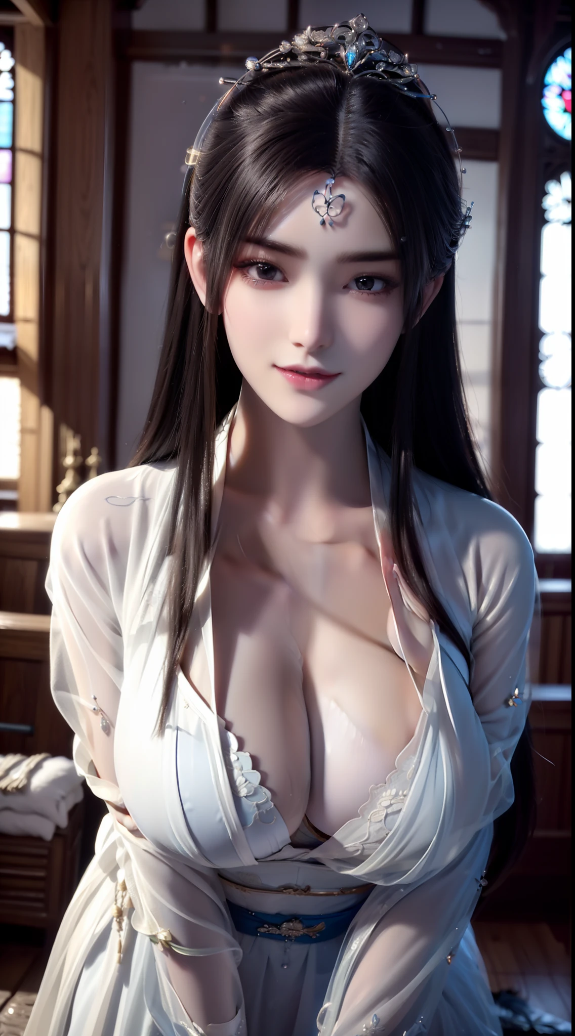 Haiyi - Robot
Wen Sheng diagram
09:06:39
Urzang - 6500-V1.1, (RAW photo:1.2), (Photorealistic:1.4), Beautiful detailed girl, Very detailed eyes and face, Beautiful detailed eyes, Super detailed, high resolution, Very detailed, Best quality, Masterpiece, (((Princess)), ((princess tiara)), ((Long transparent dress)), ((See_Through)), ((G_string)), ((Intricate details)), ((See_Through_Fabric)), ((Sexy dress)), Beautiful detailed, ((cleavage)), ((chapel))