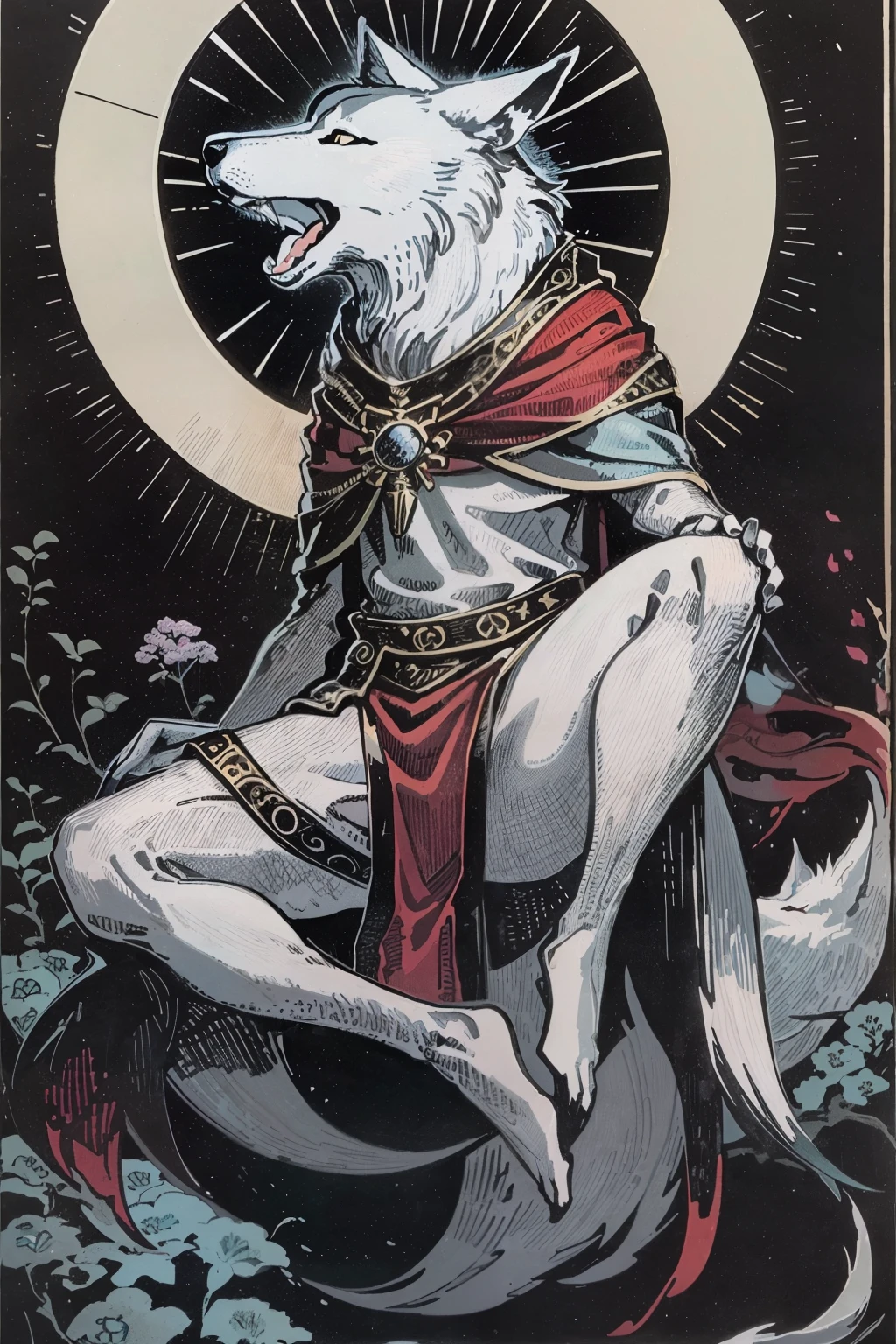 tarot card, the wolf