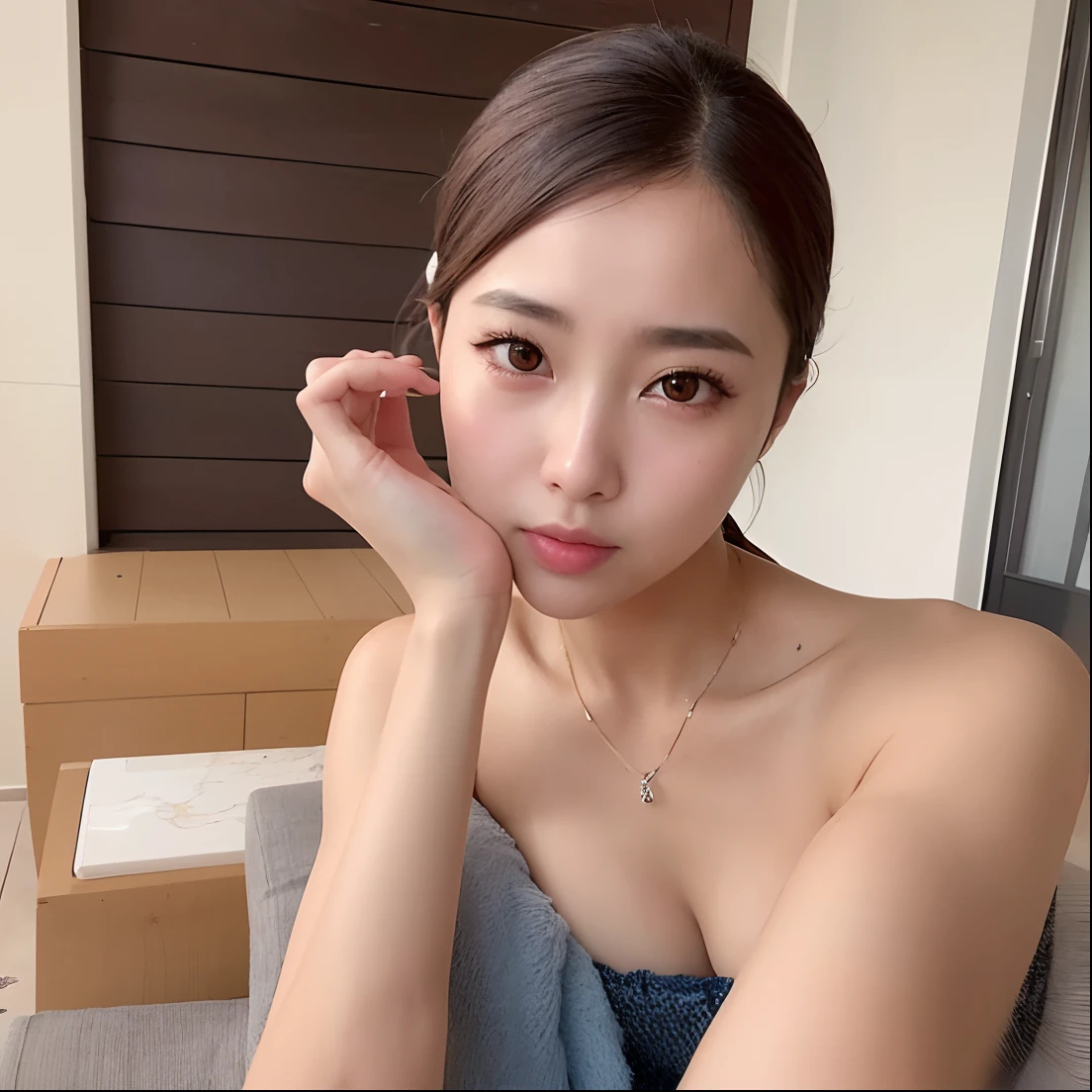 Arafah woman in blue towel sitting on sofa, dilraba dilmurat, beautiful Korean women, Cute Korean Actress, Gorgeous young Korean woman, Choi Hong Hwa, Beautiful young Korean woman, Hwang Se - On, Korean Girl, female actress from korea, 奈良美智, tzuyu from twice