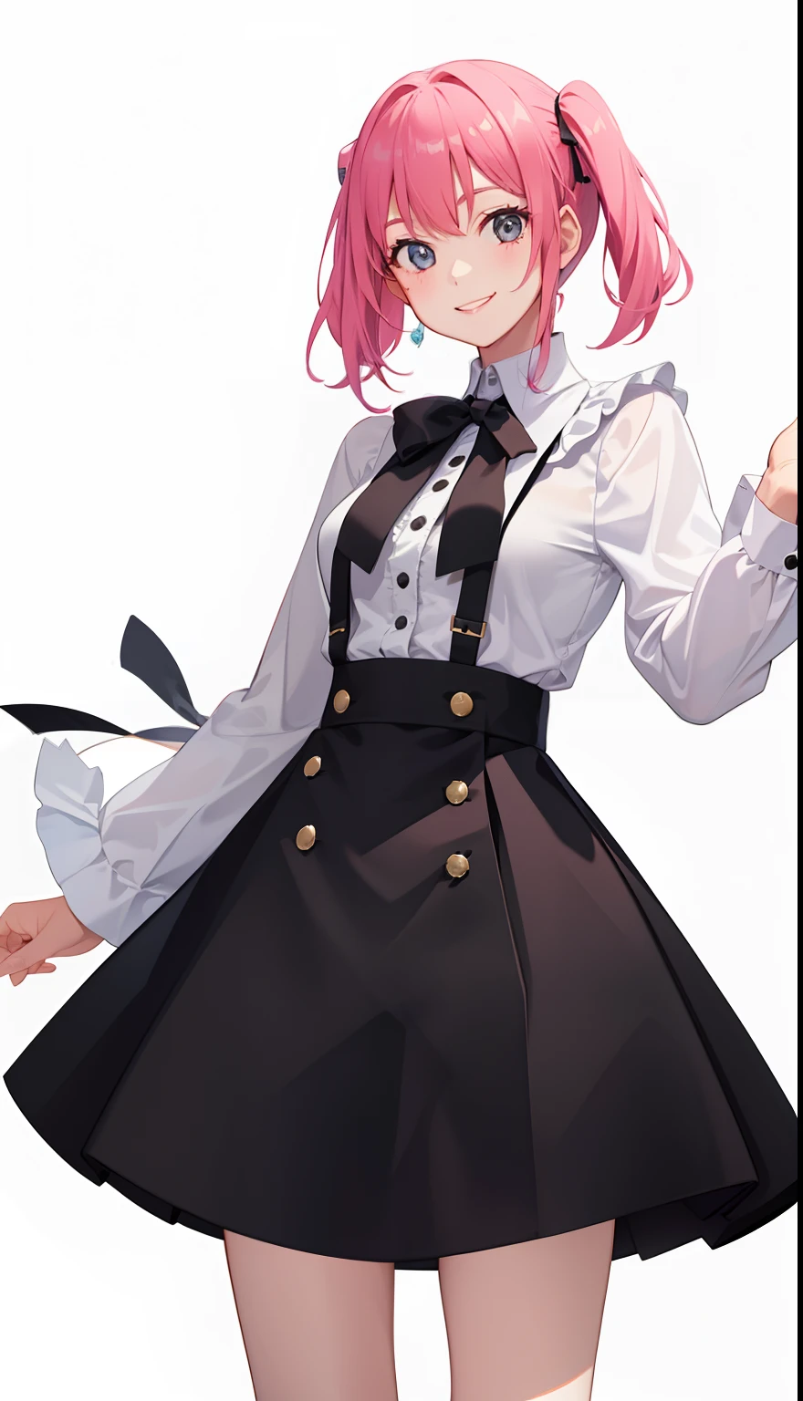 1girl in、A smile、A delightful!　The shirt、skirt by the、（small tits）