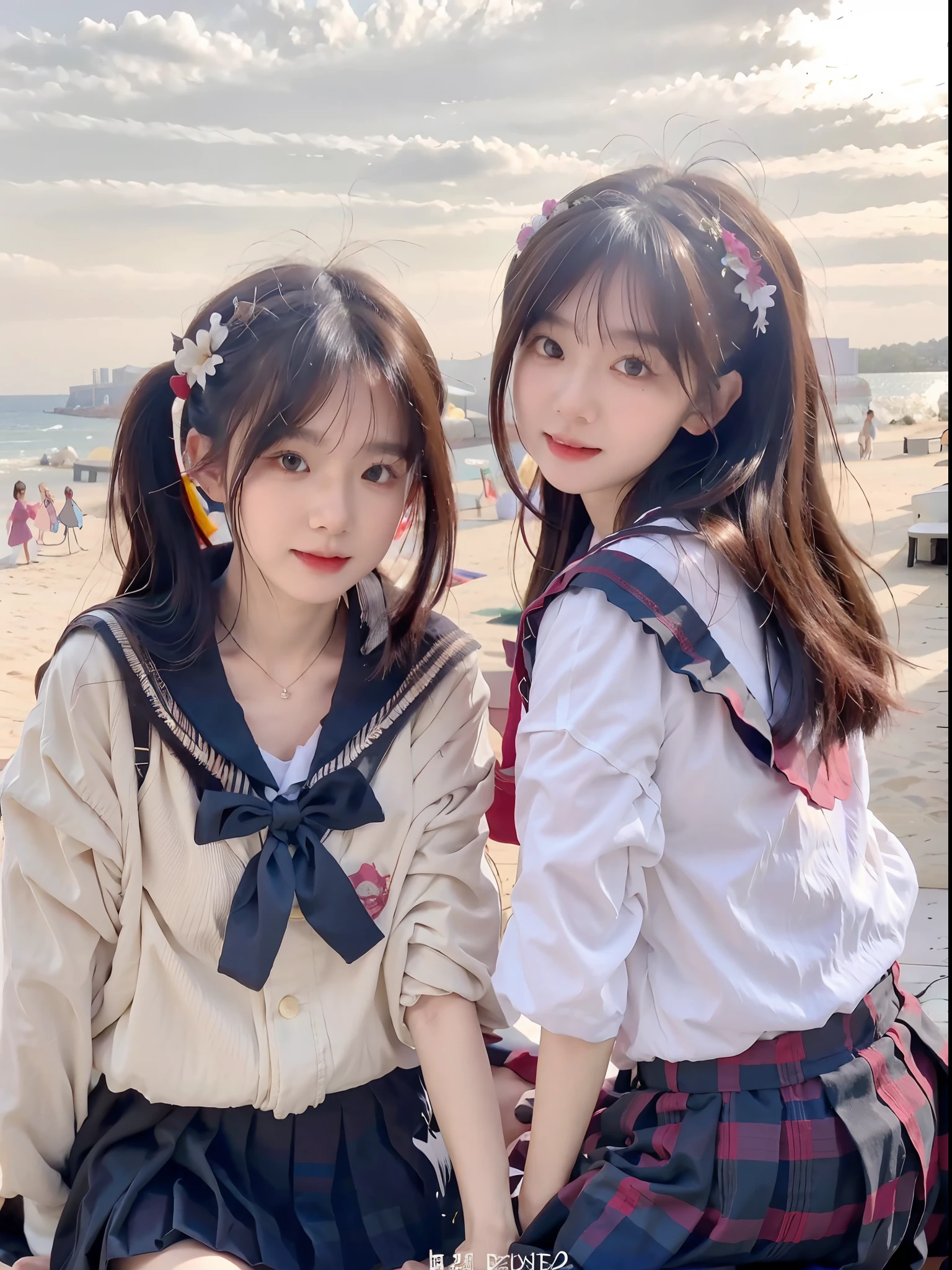Best quality at best,tmasterpiece,超高分辨率,Textured skin,The is very detailed,awardwinning,high detal,(realisticlying:1.4),teens girl,Juvenile,Clear eyes,looks into camera,Pupil correction,A detailed eye,Precise eye structure,Clear faces