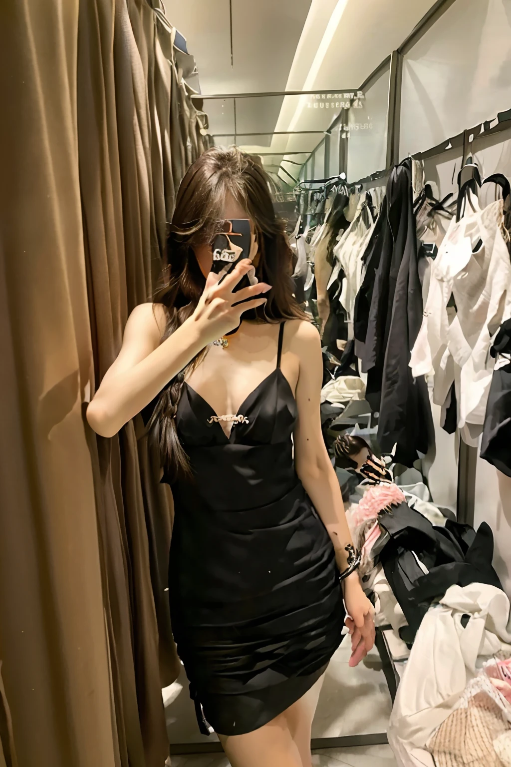 a women showing her pusy and tits