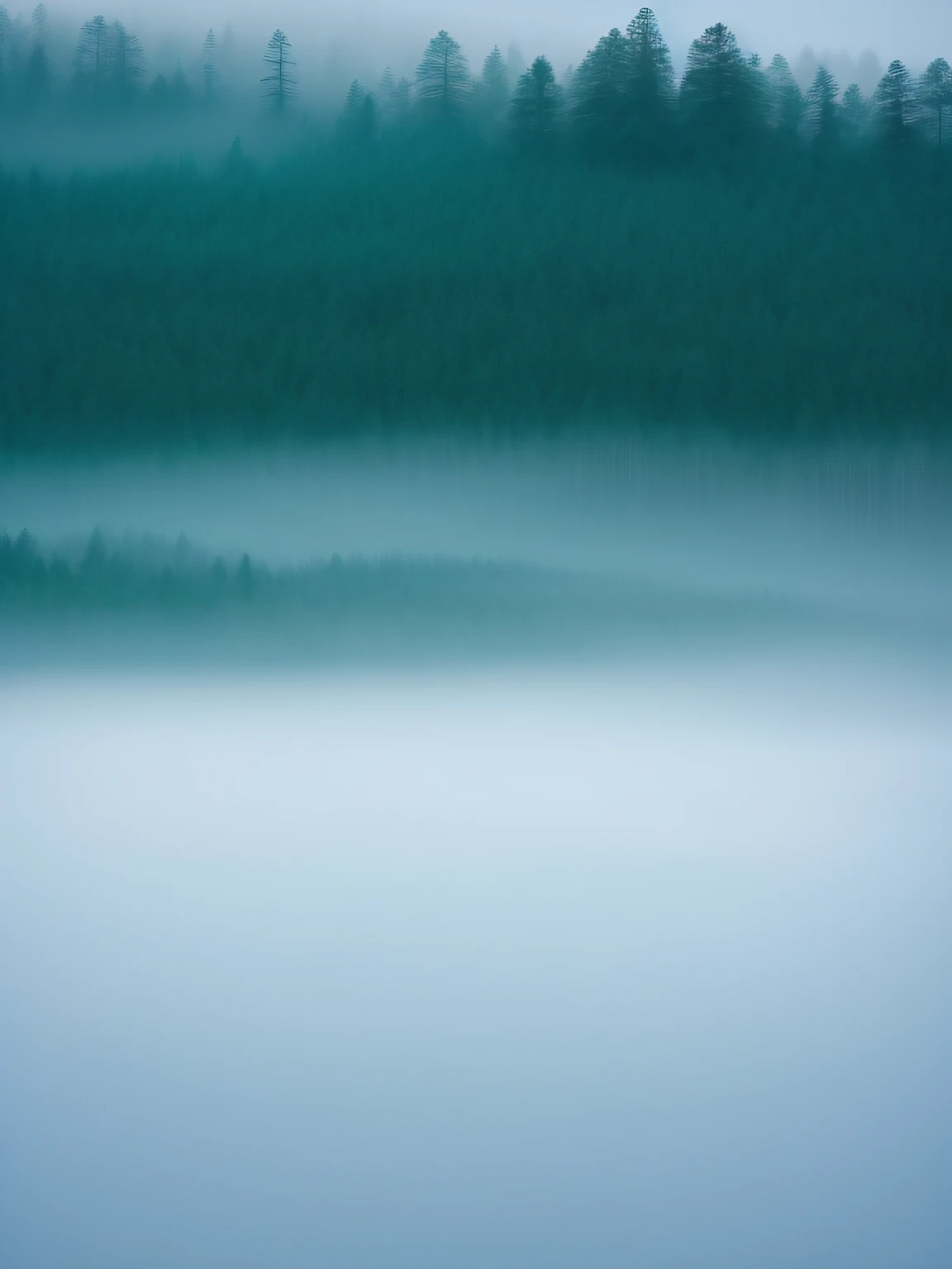 misterious, Winters, nevando, pines, the night, in a Vast Tranquil Landscape, by Scarlett Hooft Graafland, in a Tranquil Landscape, Sergei Zabelin, by Fei Danxu, photo shoot, hyper realisitc, Chinese aesthetics, ink and watercolor painting, abstract nature landscape, ethereal landscape, abstract landscape, vivid abstract landscape, blurred and dreamy illustration, dreamy landscape, serene landscape, layered fog, detailed scenery —width 672, a surreal dream landscape, dream landscape, surreal landscape, Minimalist