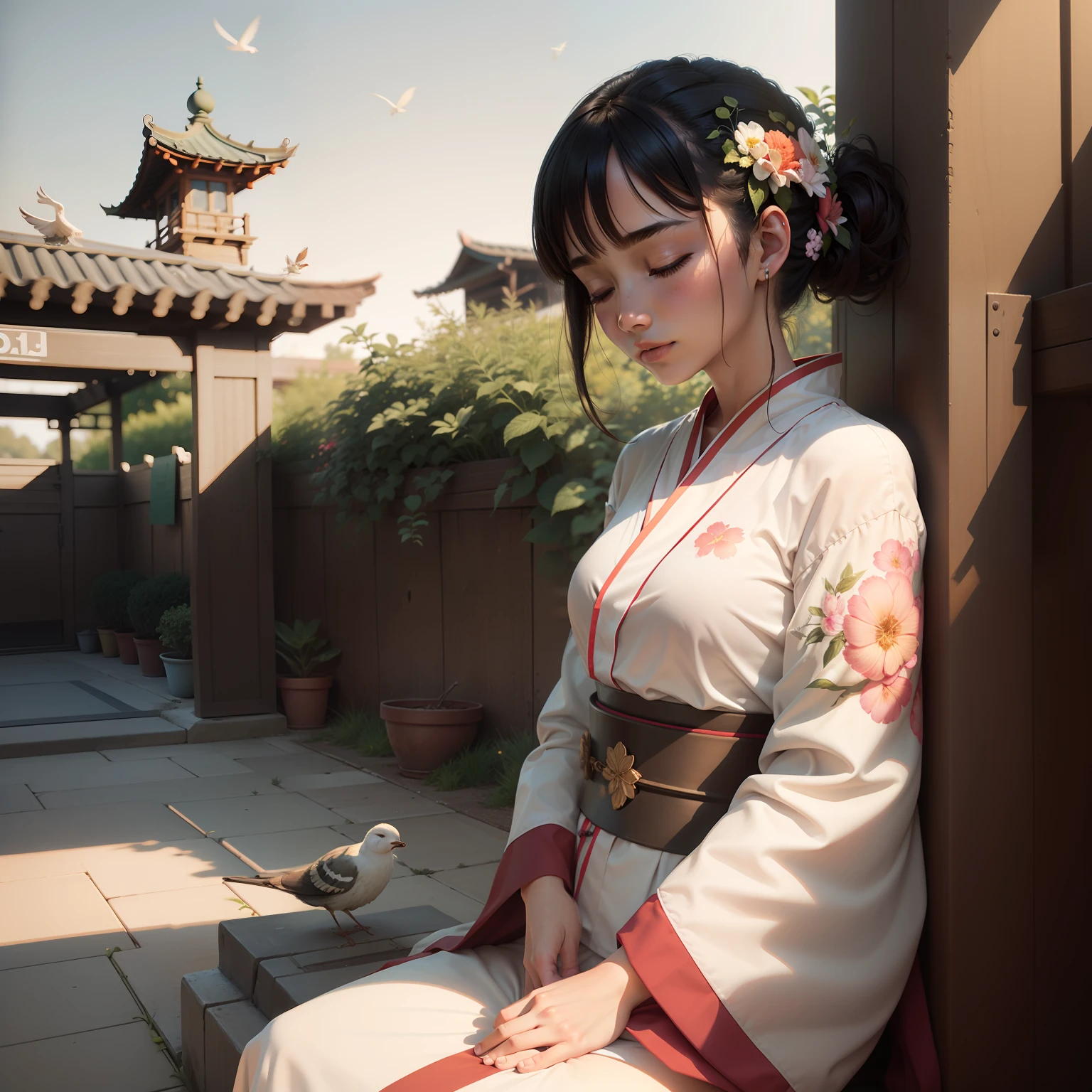 closed eyes
