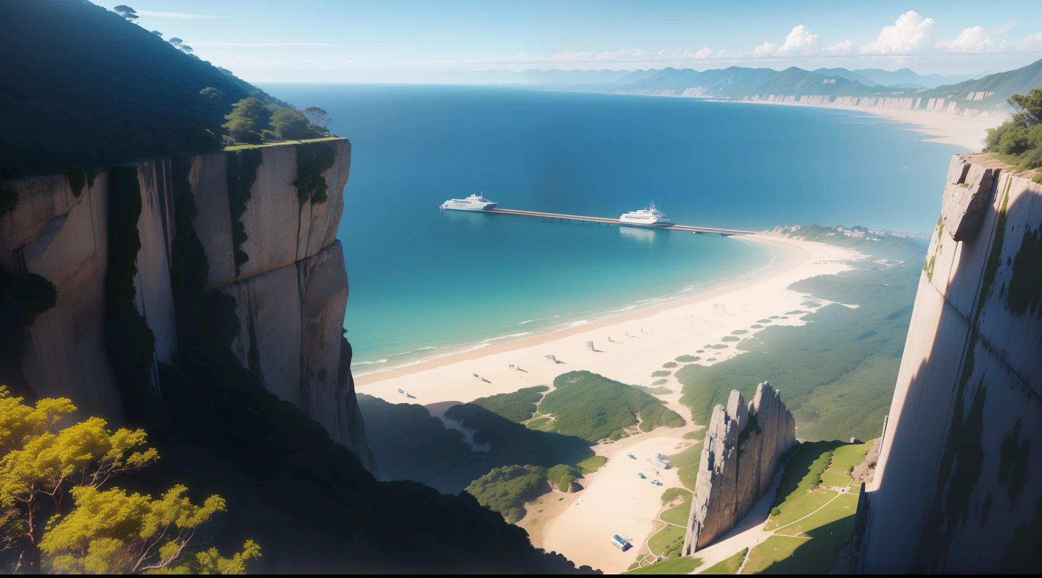(melhor qualidade: 0.8), (melhor qualidade: 0.8), dia ensolarado, blue skies, cidade vazia, outdoor vertical a esquerda escrito o nome JUNO