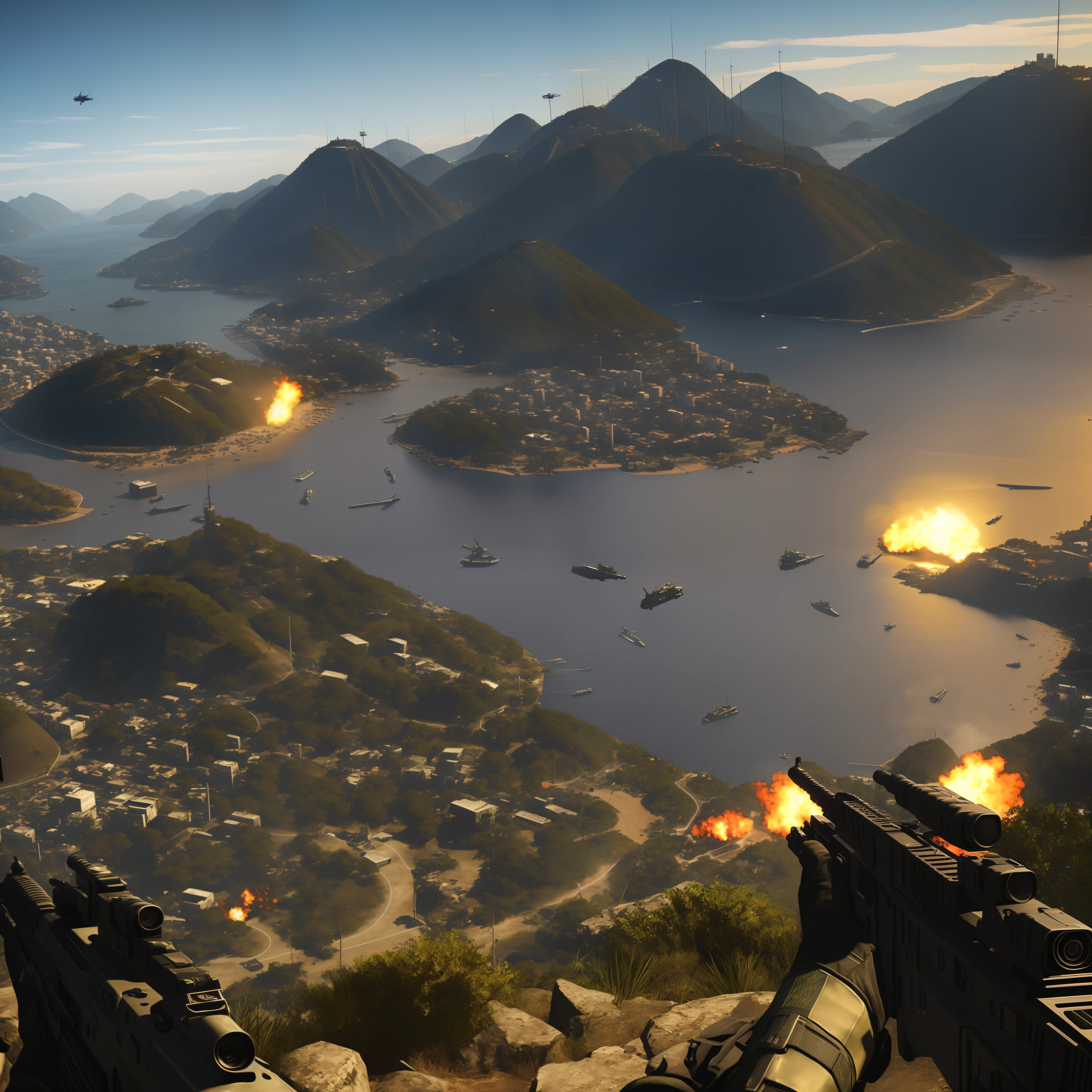 (8K FULL HD), Call Of Duty feito no Rio de Janeiro.