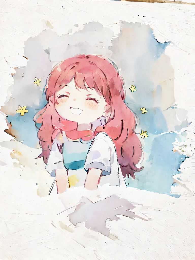 Draw a girl with a scarf and butterfly on her shoulder, anime sketch, an anime drawing, Simple drawing, anime style drawing, Anime Paintings, in an anime style, anime moe art style, flat anime style shading, anime shading), Marin Kitagawa fanart, Anime girl, Anime style portrait, An anime girl, comic drawing, loose pencil sketch, cute drawing,The clothes are not bright,The face is brighter