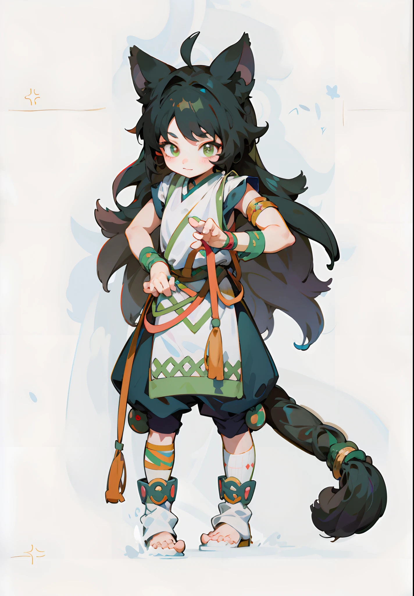 A boy with black hair, Cute anime style, in an anime style, In anime style, , Anime style illustration, double tails, Anime moe art style, yuruyuri, Cute anime, Guviz-style artwork, two beautiful anime girls, lovely art style,Asia face,brunette color hair,cheerfulness,fantasy,rays of sunshine,tree shade,Colorful,As estrelas