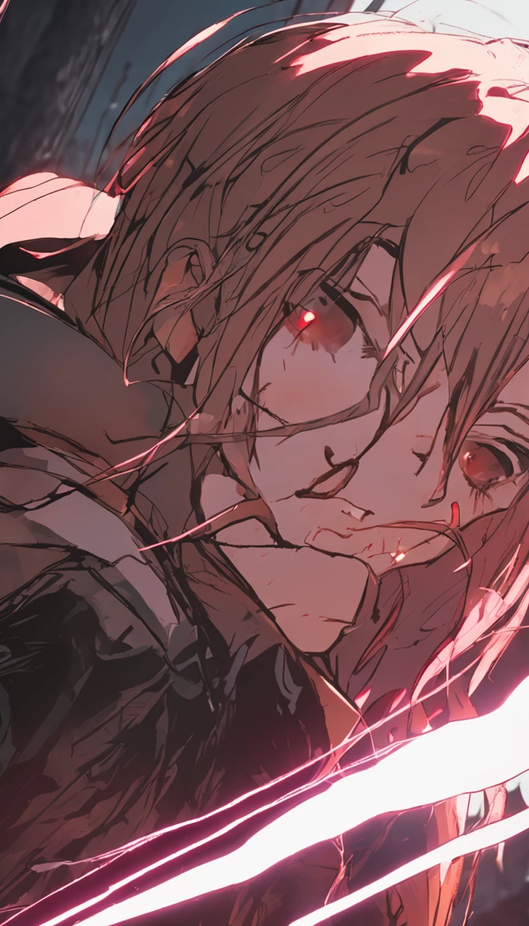 1 The vampire opens its mouth，fang，Stick out her tongue，cowboy lens，Cinematic lighting effects