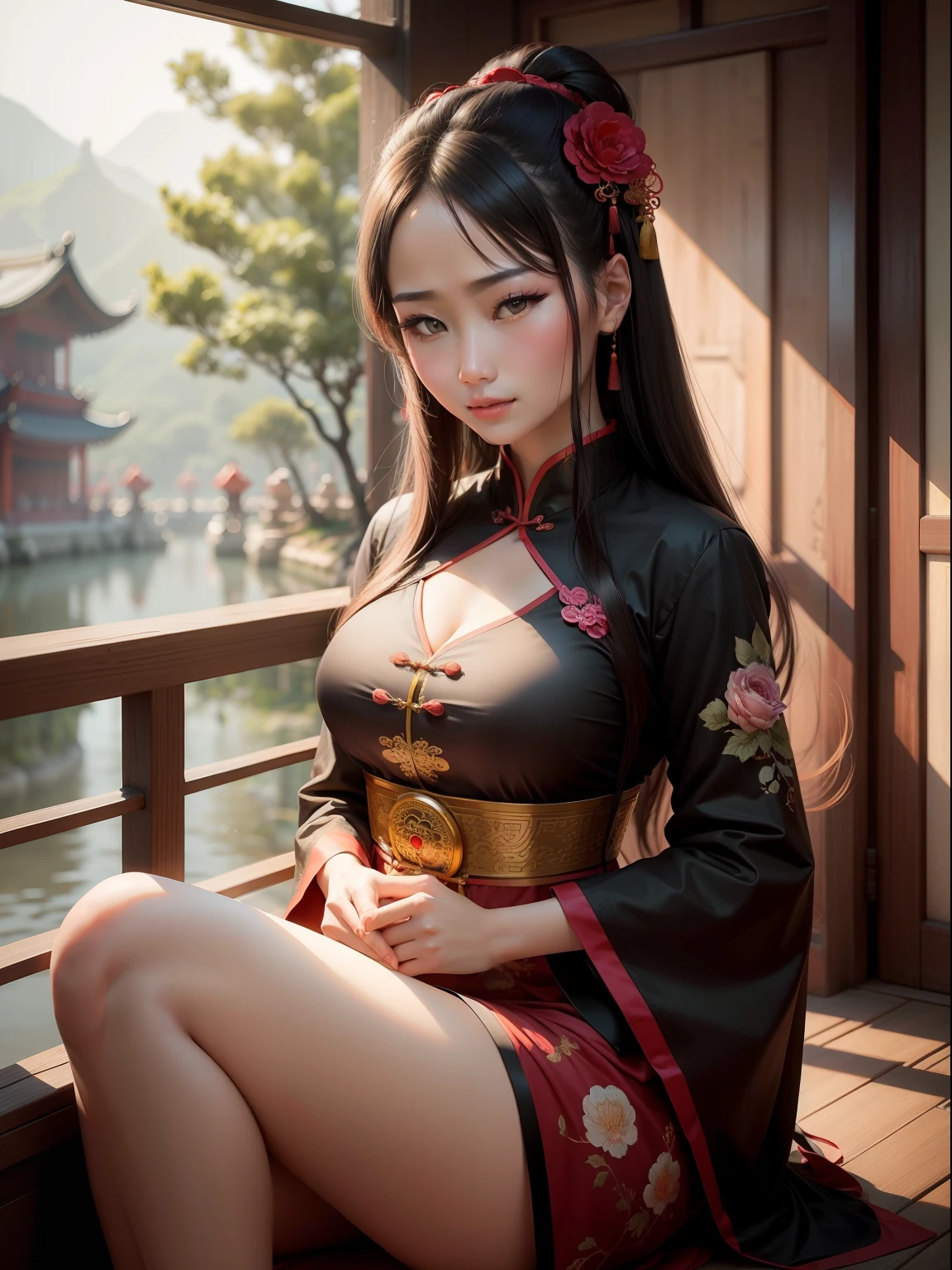 beautiful woman, China, ancient, traditional