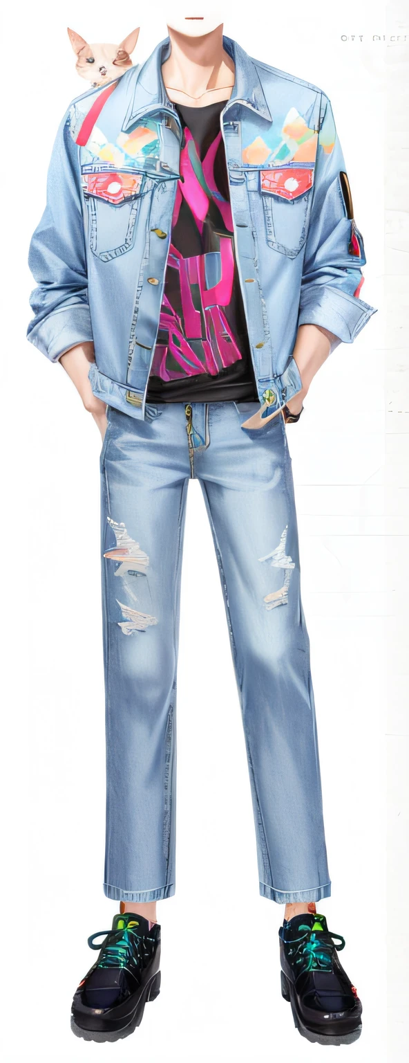n denim jacket，denim pant
