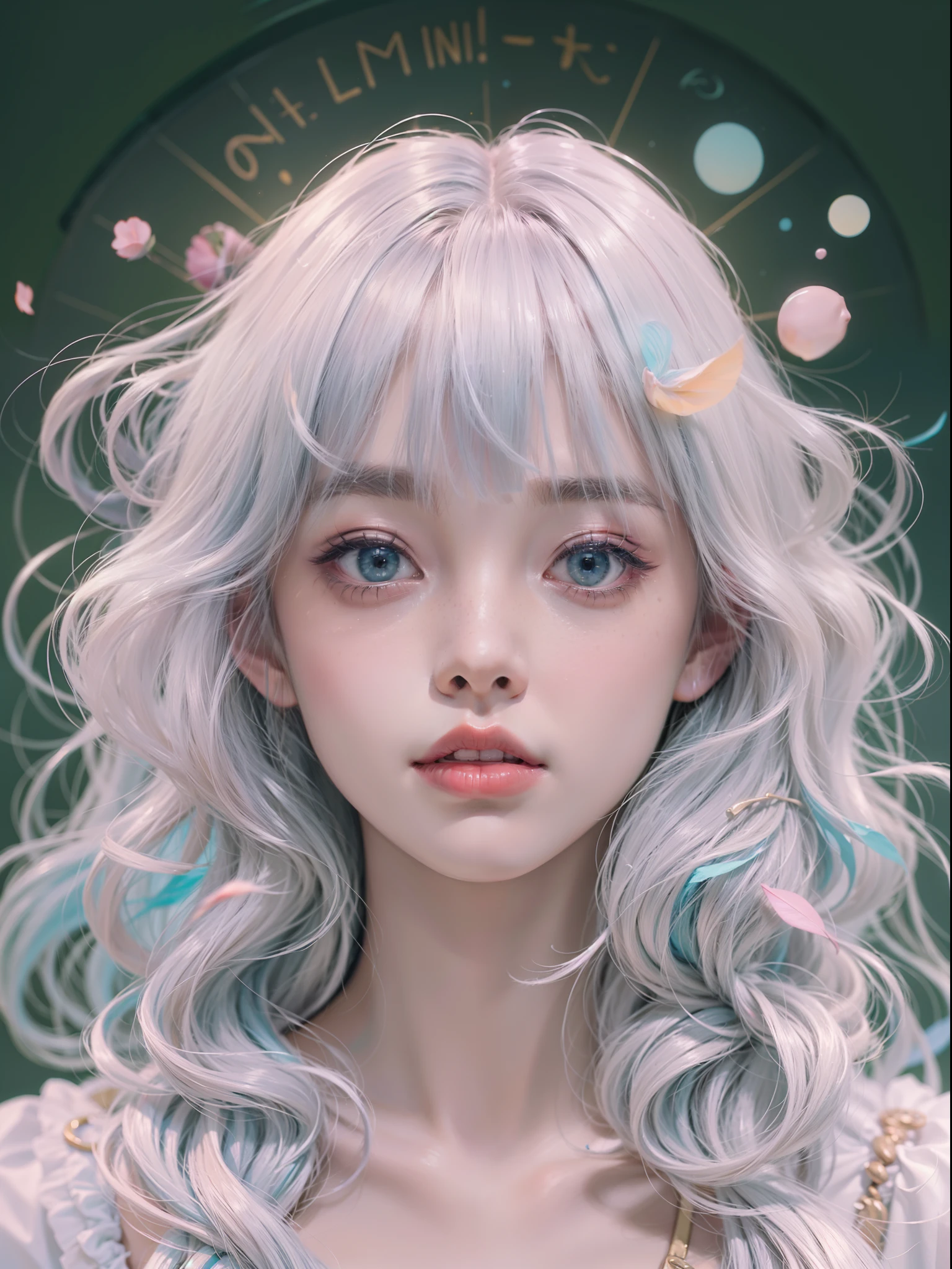 girl with(独奏)、Photo、Fantastical、(Loretta Luxe:1.3)、PastelColors:0.6、hitornfreckles、surrealism:1.1、Low contrast、ultra-detailliert、8K、