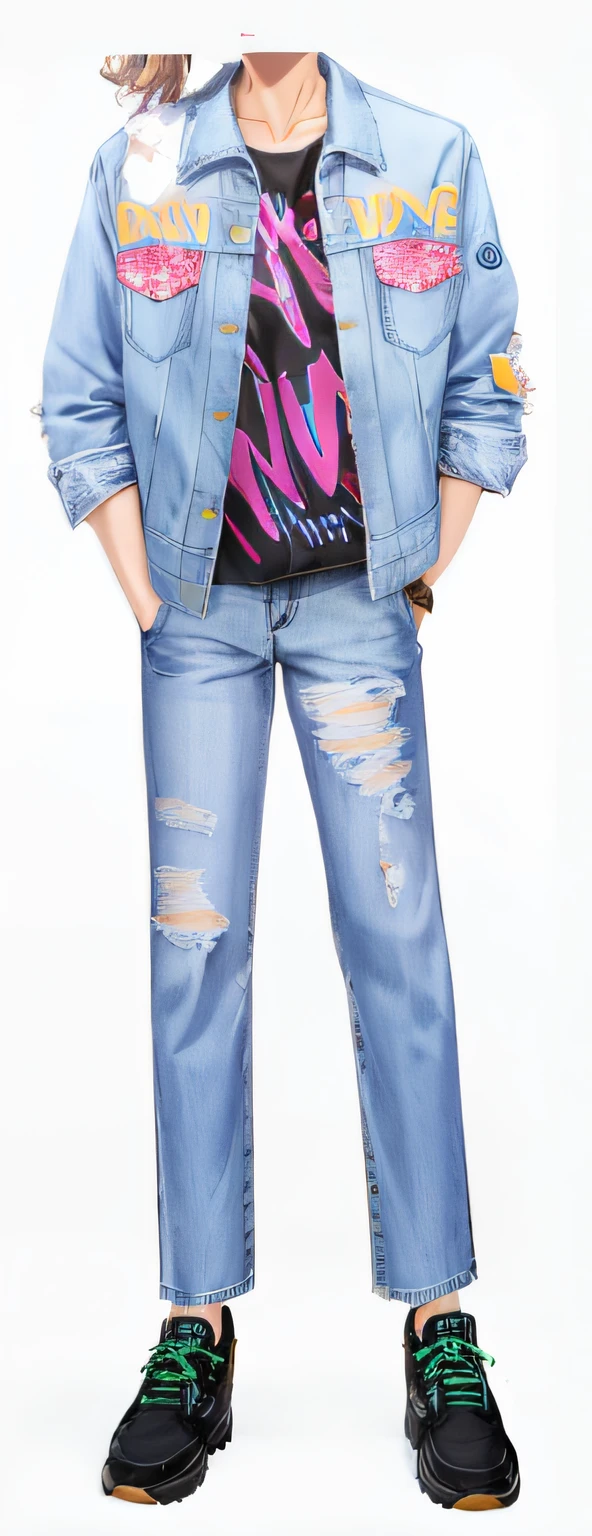 n denim jacket，denim pant