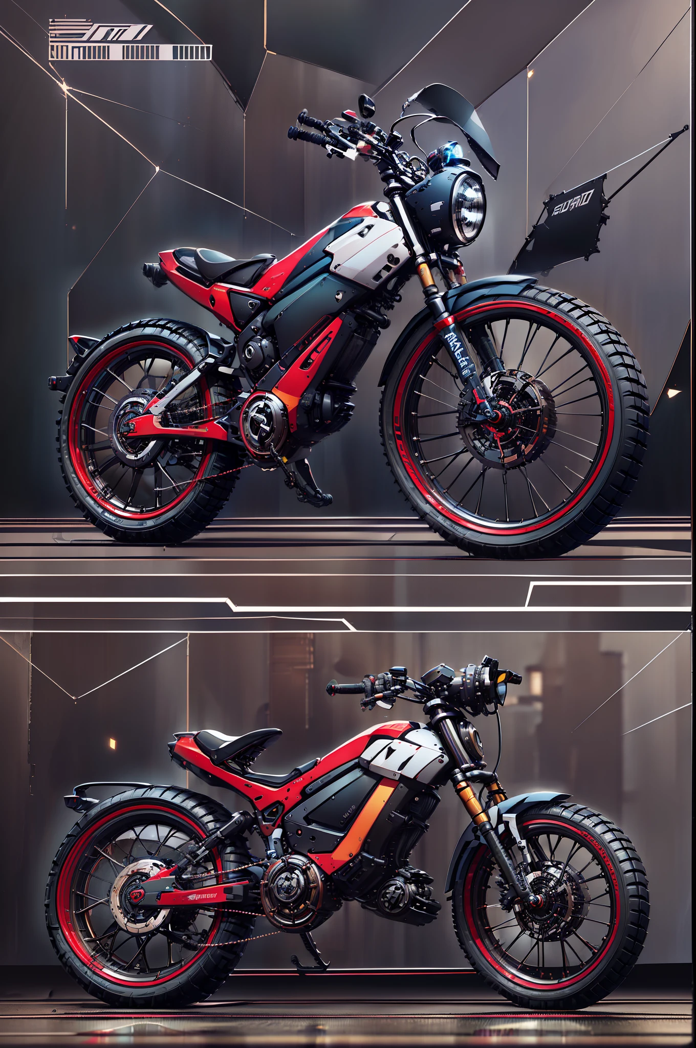 Electric bikes，16-inch tires，Small，Collapsible，Sophisticated look，High-end products，massive battery，High quality，High detail，Side photo