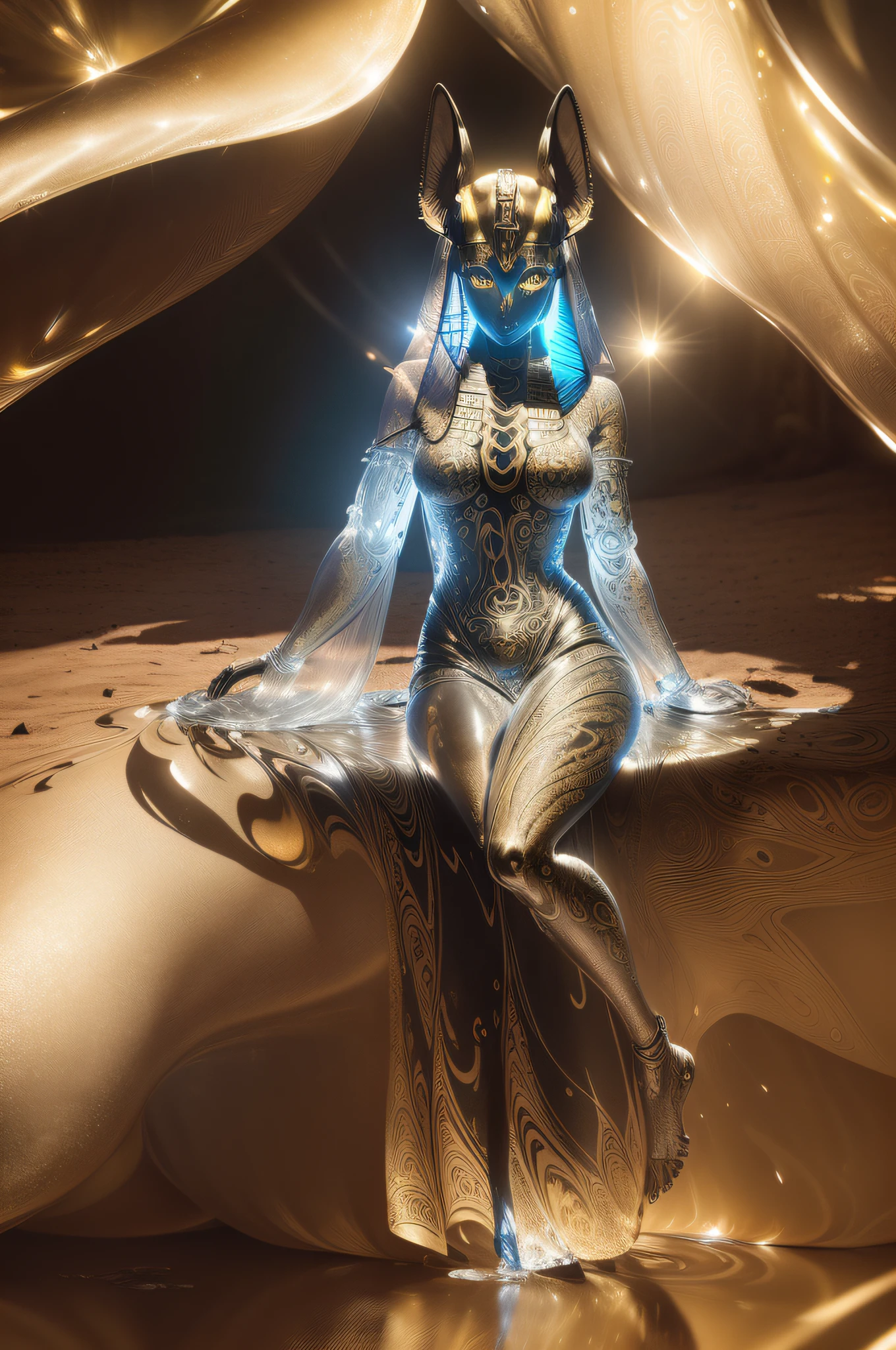 biomachine:1.3, (Anubis art in Egypt:1.2), (coloring:1.2), Hans Giger, (Zentangle:1.2), Granulated, ighly detailed, intricate detailes, Dynamic lighting, Photorealista, natural soft light, Low H, masterpiece, Detailed 8K