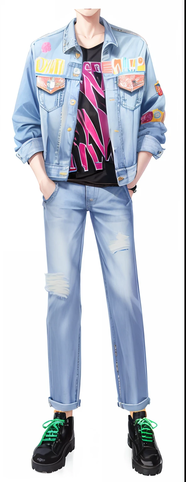 n denim jacket，denim pant