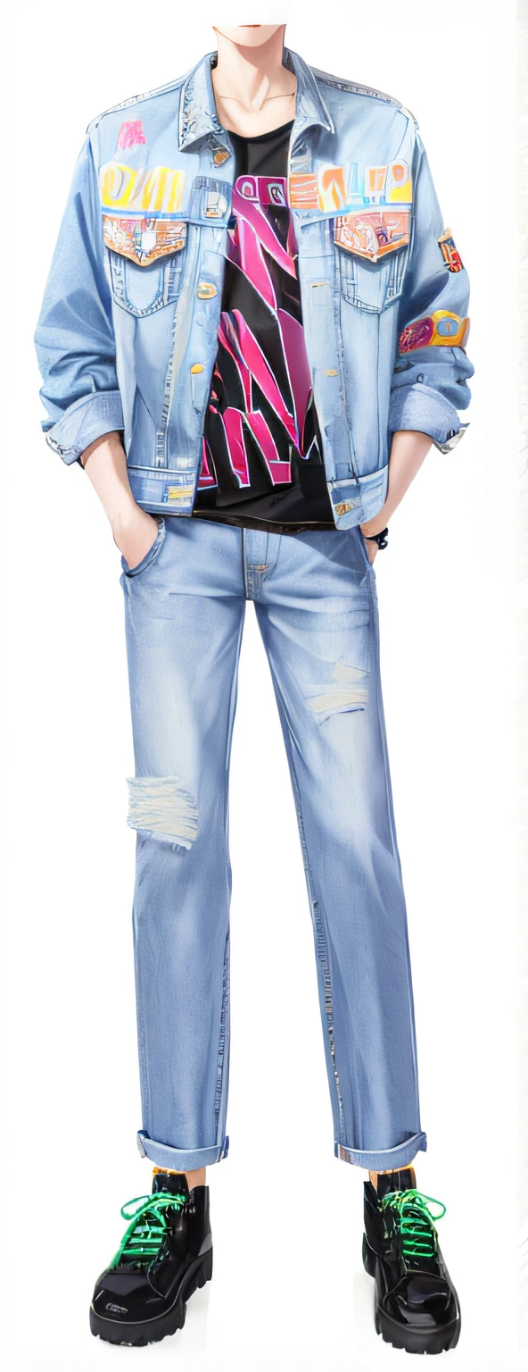 n denim jacket,denim pant