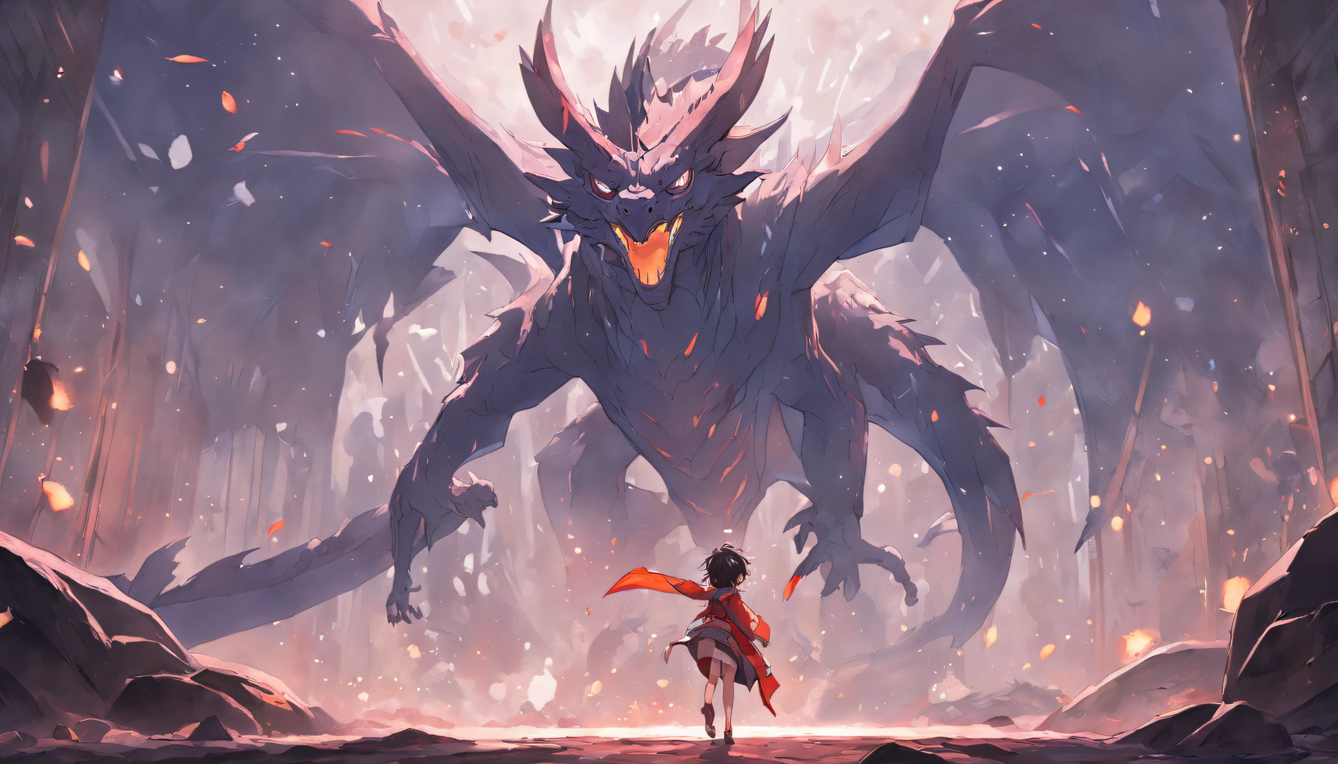 （shoun），Handheld organ，White dragon，Cloud effects：1.5，Elongated dragon body，elevation，Faraway view，super detailing，best qualtiy，tmasterpiece，8K，Extremely detailed，Epic artwork