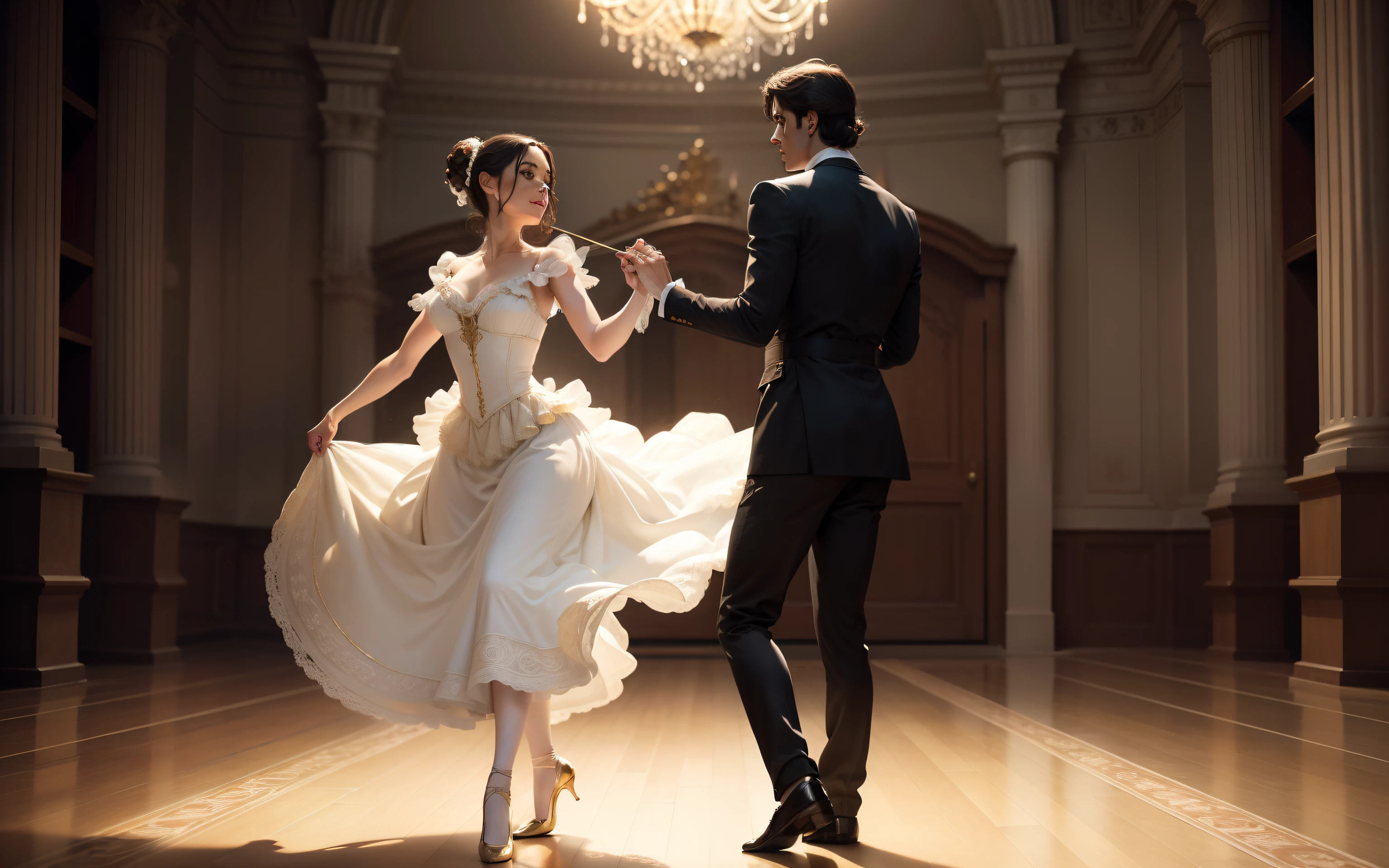 arte, musica classica, casal, epoca, romantic classical dance, instrumental