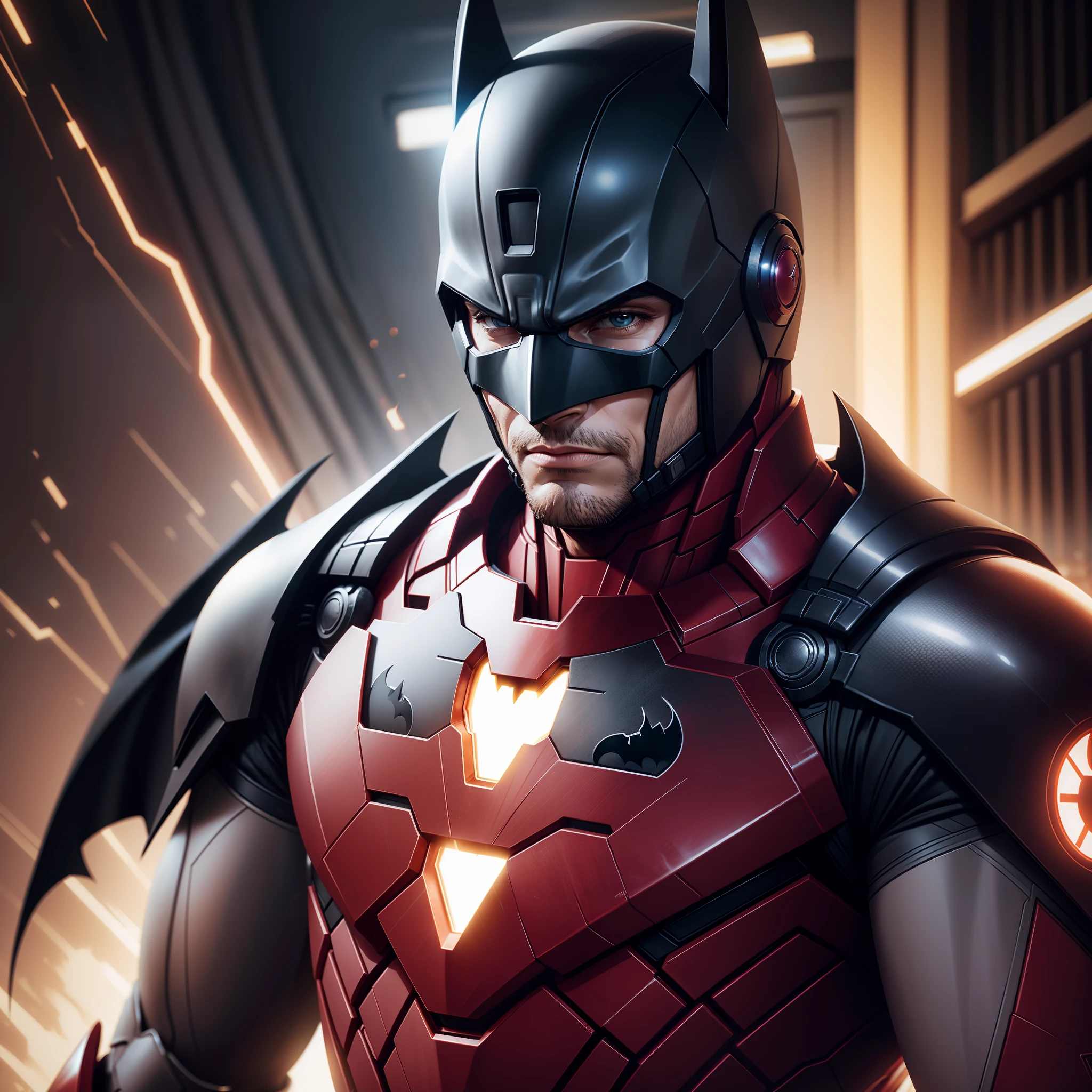 Batman in an Iron Man suit