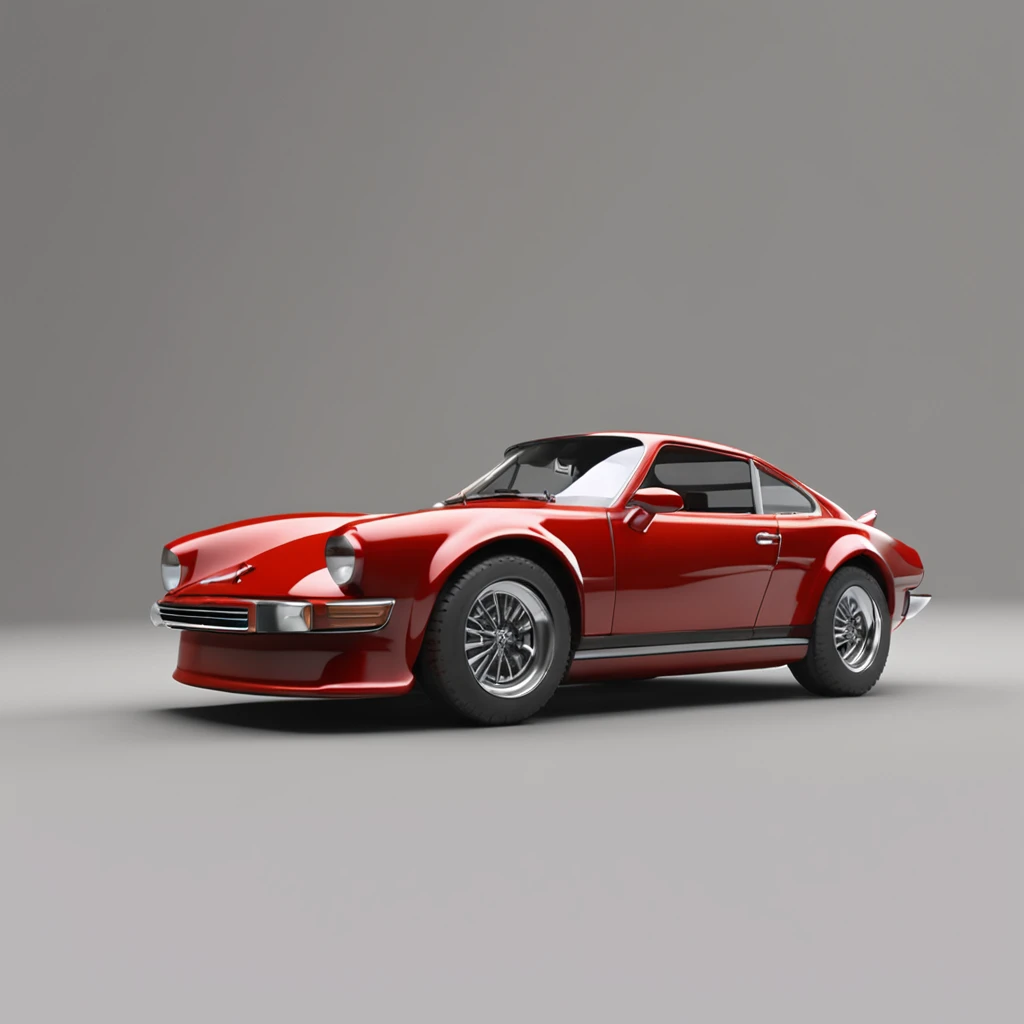 a minimalistic car logo 2d
