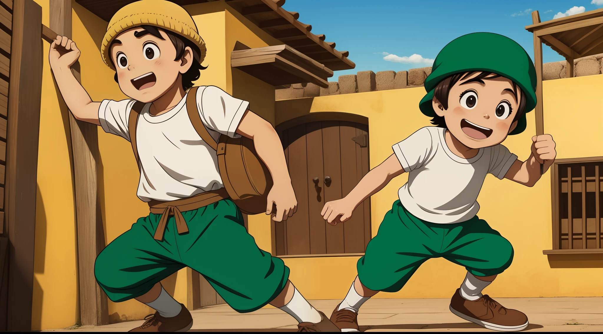 el chavo del 8,estilo manga