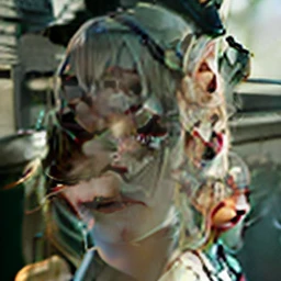 White hair,cute girls,realistic,ultra detai