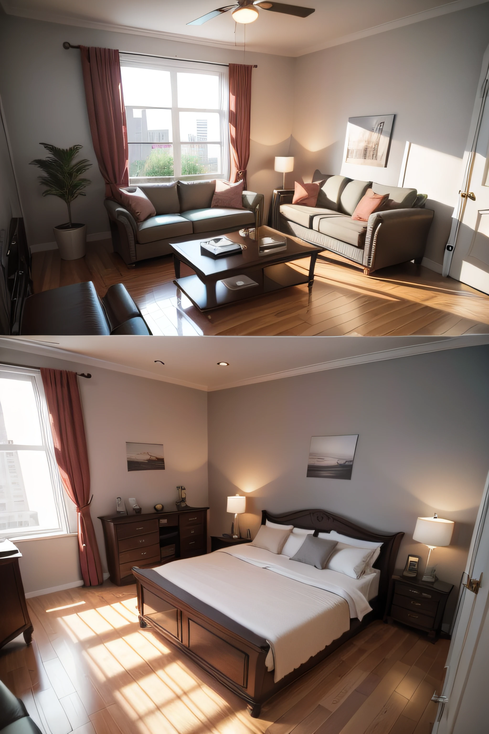 3D interior scene,posh