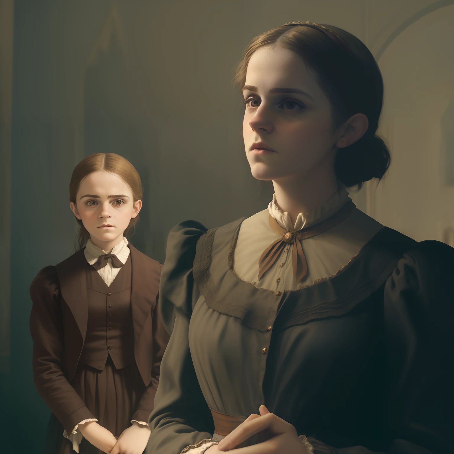 Emma Watson working as a maid