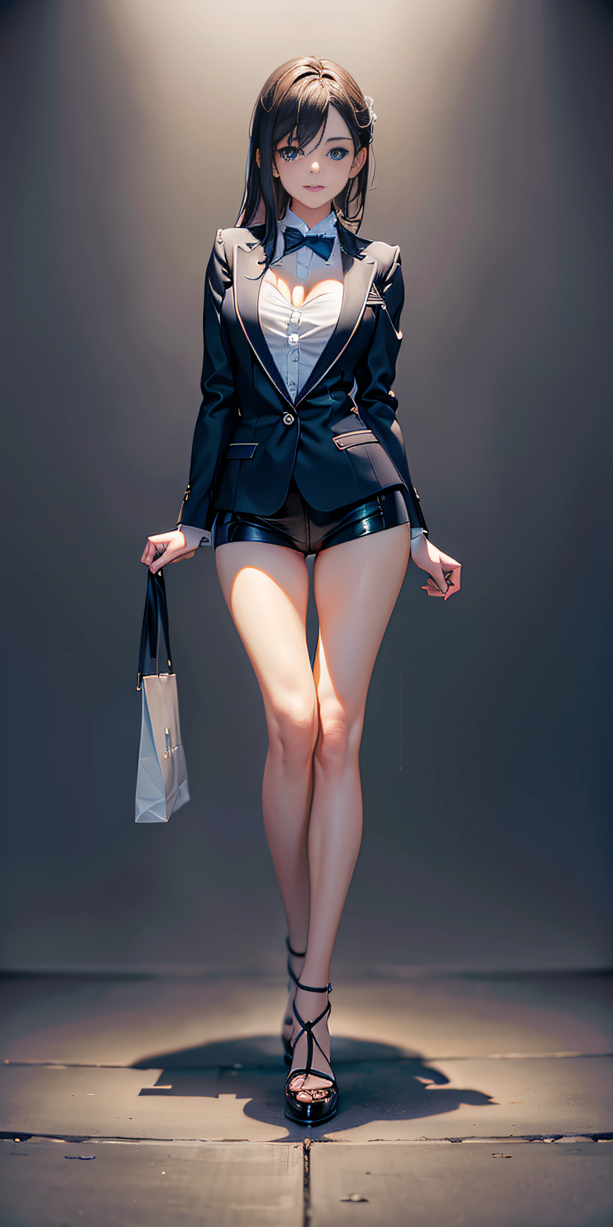 Vista aleatoria, plano de cuerpo entero, anime, estilo anime de mujer realista, (Blue-eyed Hungarian), 18 years old girl, ((blazer gris, cinta, minifalda plegada color azul marino, calcetines)), aula de Universitaria, hermoso detalle en los ojos, (eye size: 3/4) luz en la cara, (((detalles intrincados))), ((foto de cuerpo completo: 1.2)), luz especialmente fuerte, (ojos superiores, sonrisa sonriente: 1.2), piel brillante, (((color de cabello aleatorio))), (muslos gruesos), ulzzang-6500-v1.1: 0.2, bashful, (Flash: 1.2), NSFW , (hinchado), ((postura seductora: 1.2, atractivo: 1.2)), (inactivo), (sentada en un escritorio: 1.2), ((good anatomy: 1.2)), aula brillante y refrescante, Cute and symmetrical face, Natural side lighting, 8k, Fotos RAW, calidad superior, obras maestras, High Definition RAW color photos professional close-up photos, (realista, fotorrealismo: 1.37), (highest qualityr), (alto contraste luz sombras), (mejores ilustraciones), (erotic, sexy, ultra-high-resolution, 8K HD Unified CG Wallpapers, Physical representation, movie lighting), Canon EOS R50 camera with 50mm lens