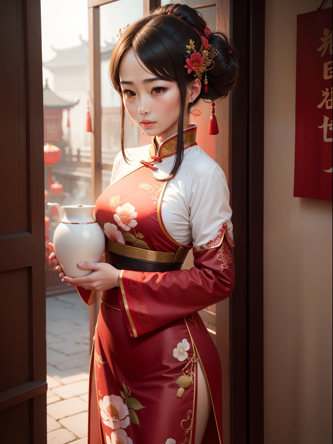 woman, China, ancient, traditional