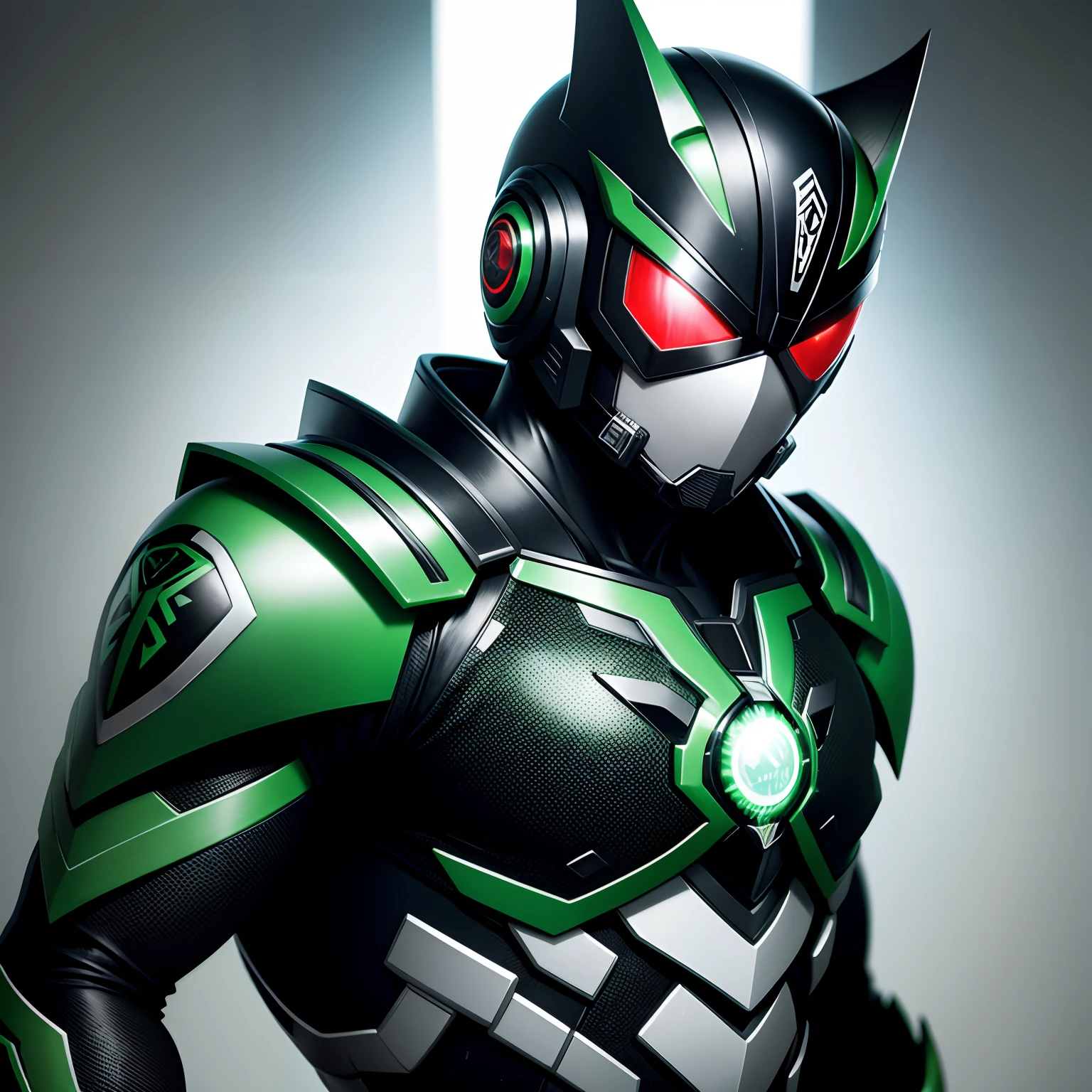 Kamen Rider green black Future World Sci-Fi Hero Top Quality Masterpiece Cool