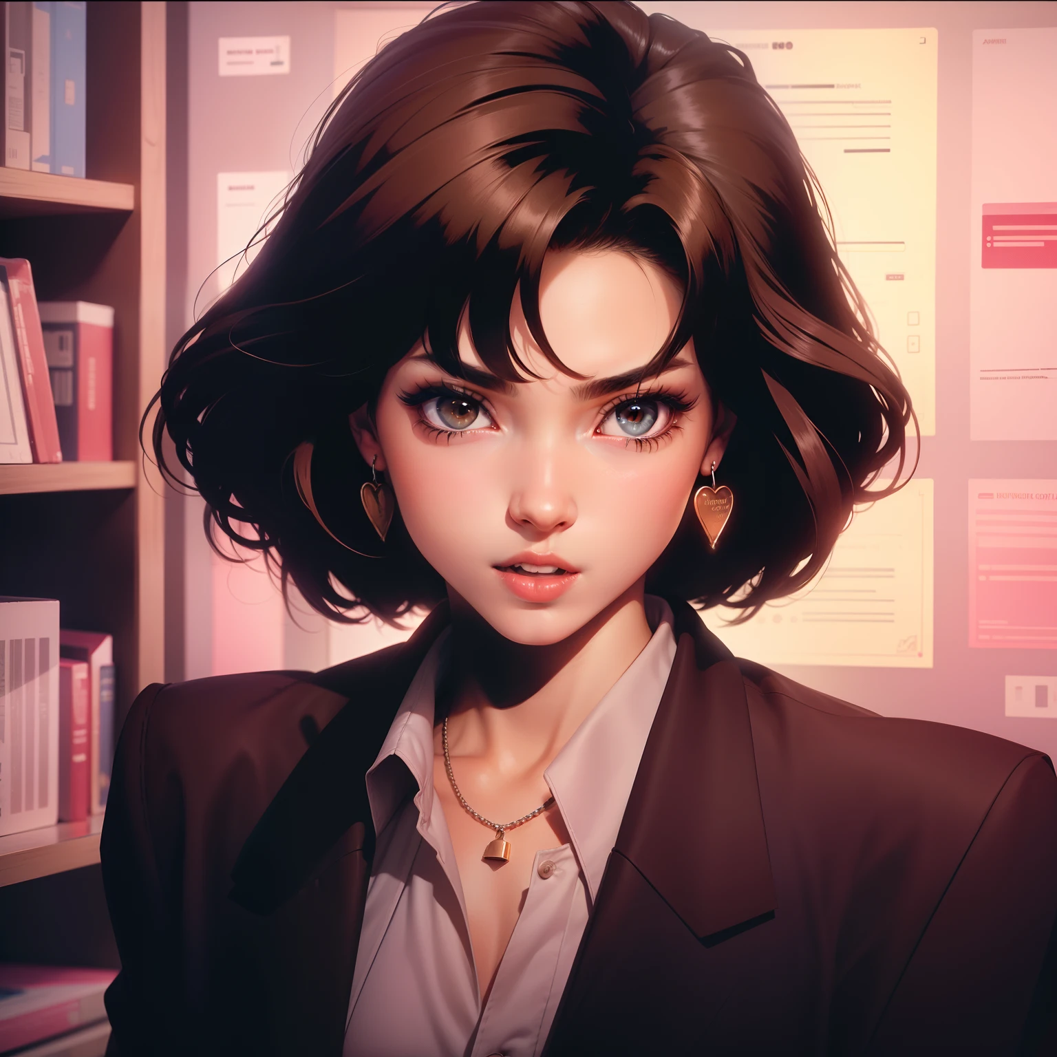 best quality <lora:TekuTammy_v2:0.8> Tekutammy, 1girl, solo, solo focus, smirk, looking at viewer, medium breasts,
BREAK
button-down shirt, culotte jumpsuit
BREAK
<lora:4shot:0.6>
BREAK
library