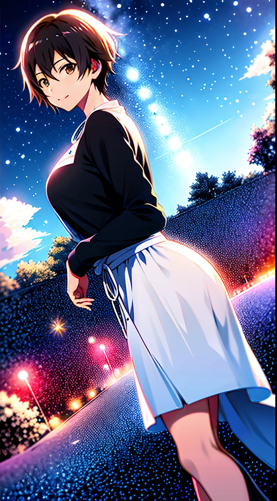 anime big breast, Skysky, stars, Night, Clouds, And a star, Cosmos Sky. By Makoto Shinkai, Makoto Shinkai Cyril Rolando, Makoto Shinkai. —h 2160, ( ( Makoto Shinkai ) ), Guweiz e Makoto Shinkai, Makoto Shinkai!, By Makoto Shinkai, By Makoto Shinkai,