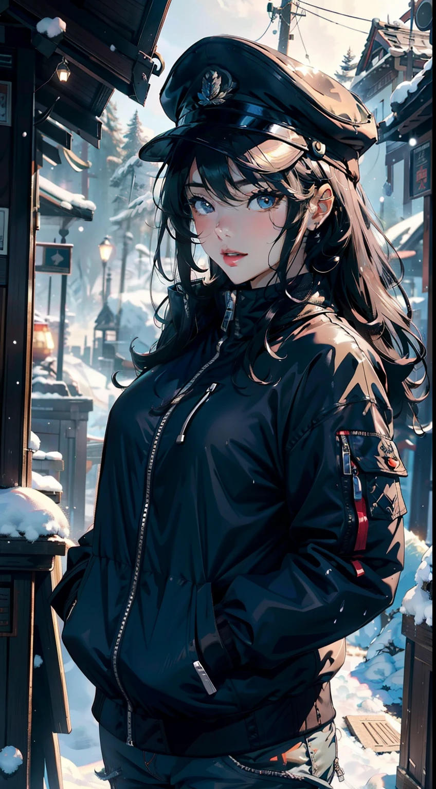 <lora:akameV1:0.1> <lora:add_detail:1> <lora:LowRA:0.2>
(best quality),
big head, face confident,
(akame wearing a winter outfit in a city:1.40),
(huge breasts:1.30),
from back
colorful, vivid colors