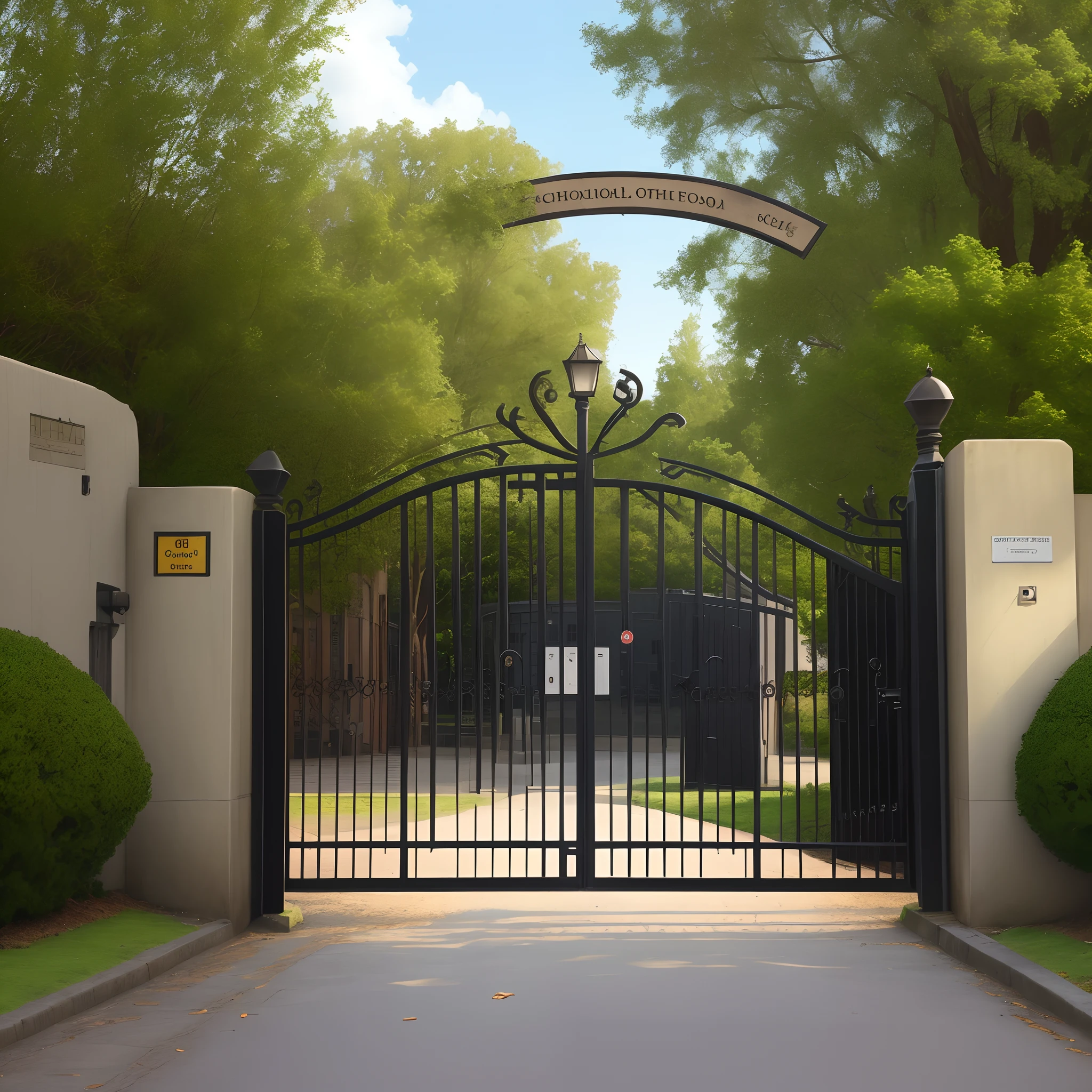 School gates