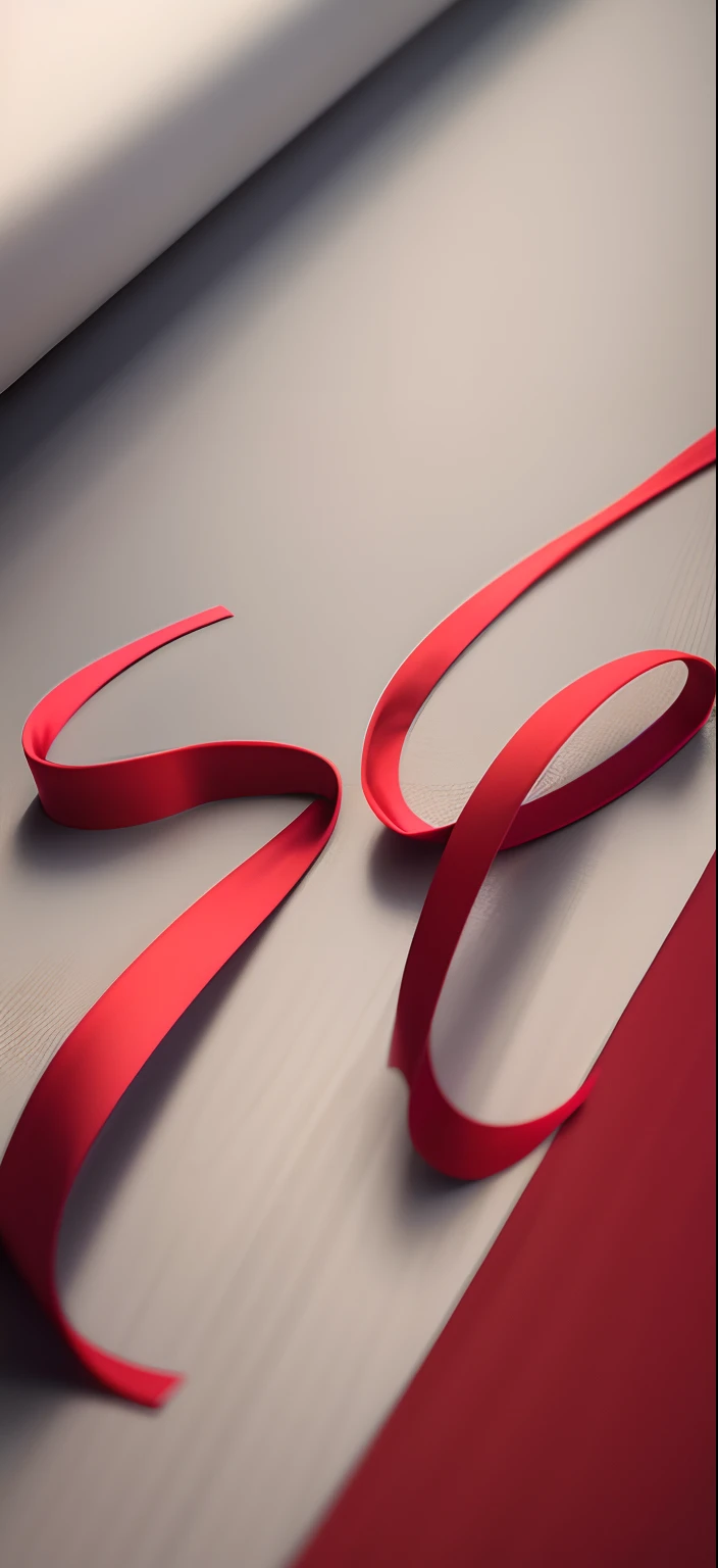 red colour,Silk texture,flowy,The cloth,minimalistic background,minimal style,c4d渲染,Works of masters,high definition detail,8K