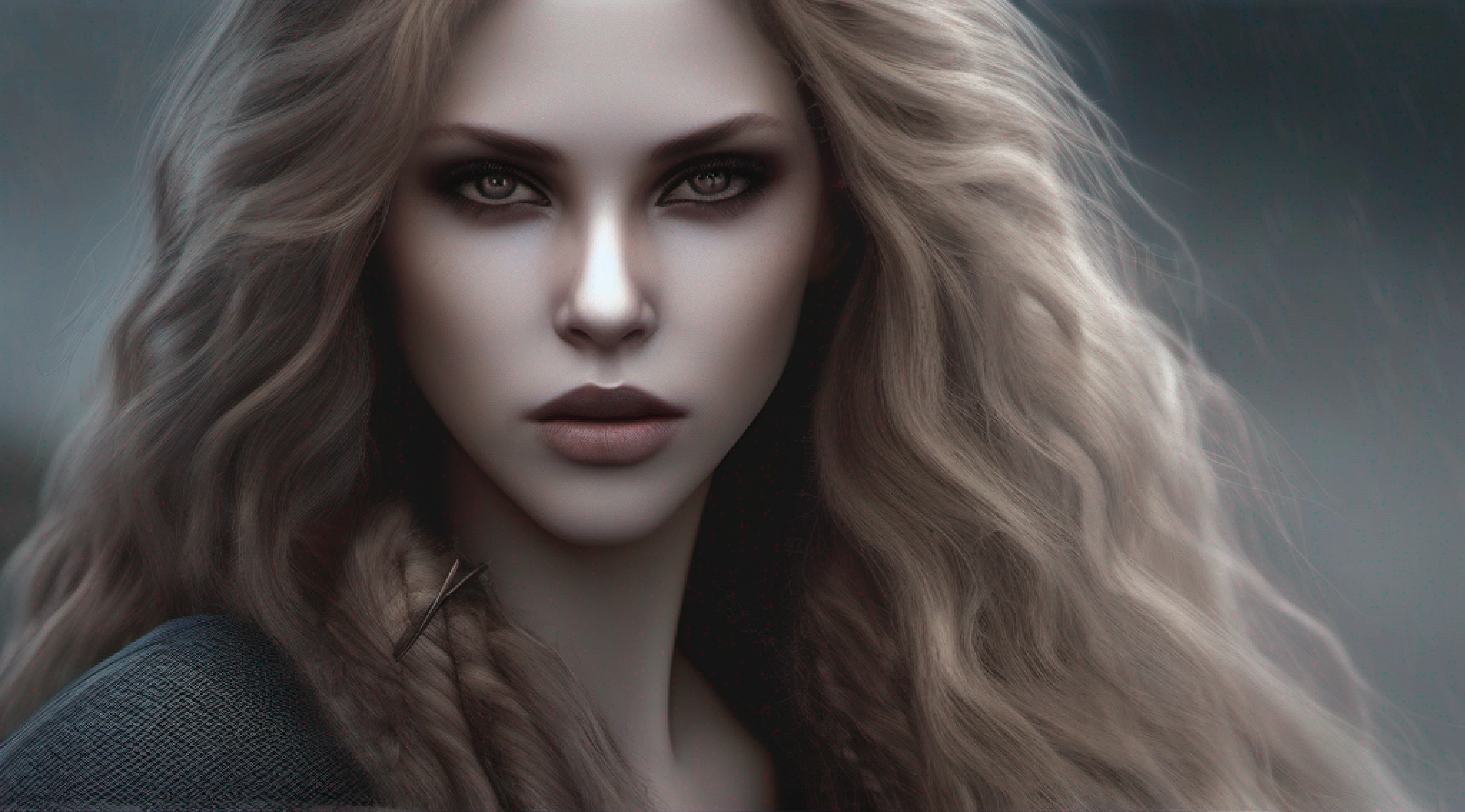 Gray, coily hair hangs over a thin, menacing face. Glistening amber eyes, set deep within their sockets, watch watchfully over the tribes they've kept safe for so long.
Soft skin graciously compliments her eyes and cheekbones and and leaves a beautiful memory of her luck in love.
The is the face of Daphne Afton, a true master among vampires. She stands small among others, despite her sturdy frame.
There's something extraordinary about her, perhaps it's her persistence or perhaps it's simply her sense of comradery. But nonetheless, people tend to take pride in knowing her, while secretly training to become more like her.