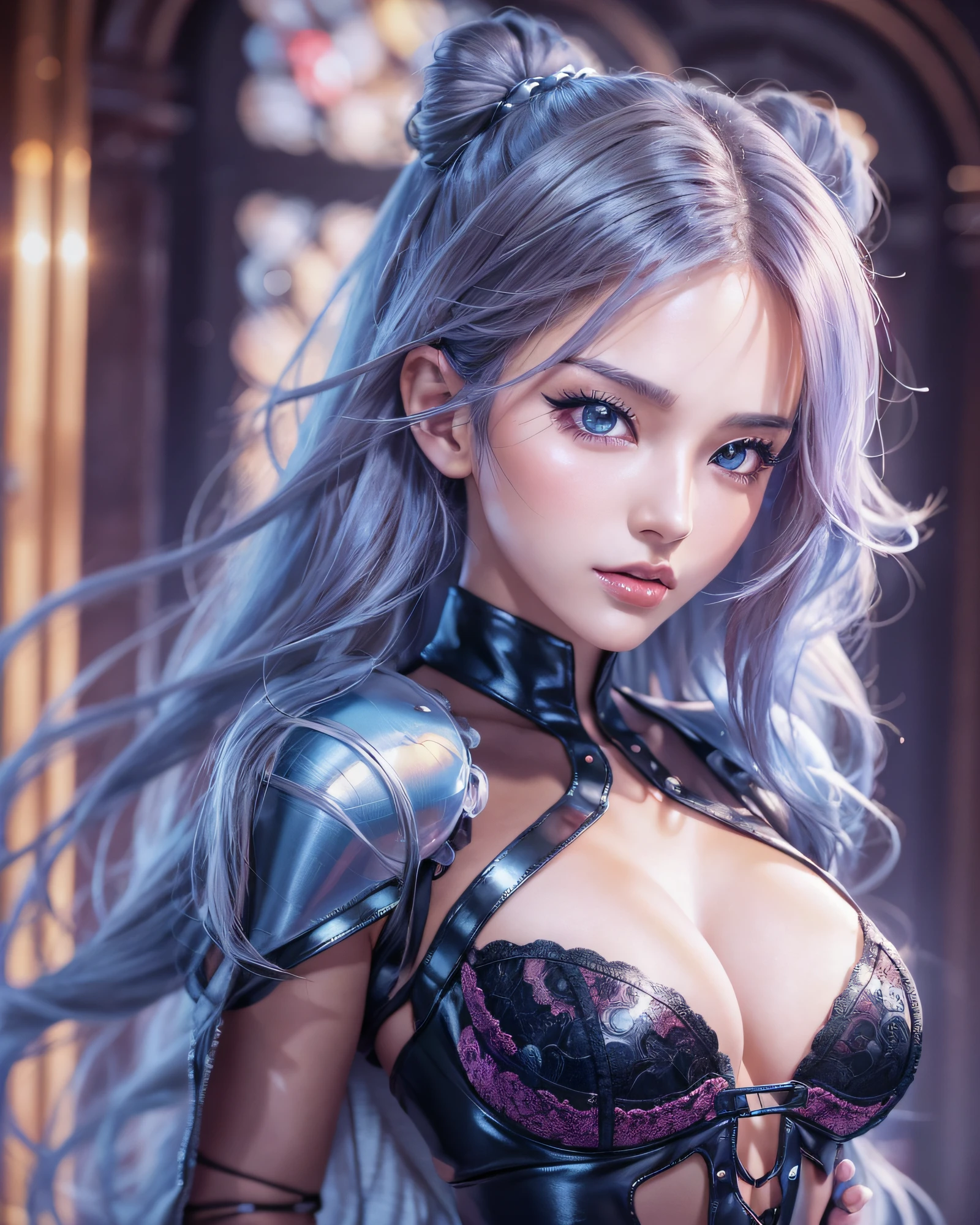 there is a woman in a bra top posing for a picture, photorealistic anime girl render, beautiful alluring anime woman, seductive anime girl, smooth anime cg art, attractive anime girl, beautiful alluring anime teen, gorgeous chinese model, beautiful anime woman, ig model | artgerm, 3 d anime realistic, beautiful digital artwork, [ 4 k digital art ]!!