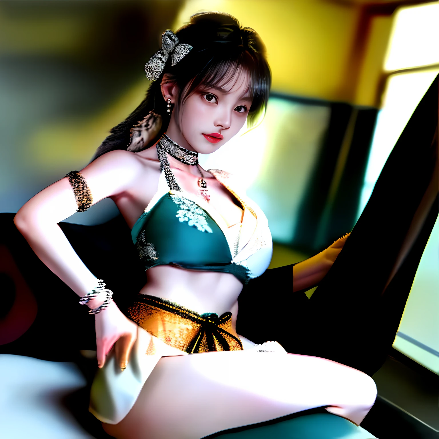 Chinese female characters wear only white thin bikini swimsuits,Wet chest,ogle,The swimsuit was soaked
naked,No bra,(whole body picture),Enjoyed it a lot,having fun((((No panties)))))), (No pants)))), ((didn't wear socks))), ((No skirt))), ((No shoes))), (Dynamic pose))), (Greek toes), ((kneesup)), (No pants), (Camel toes), (Cross legs), ((Legs apart))), (( Correct anatomy)),(((Correct dissection)))),((Wearing tattered adventure clothes,(Wear clear plastic clothing))),(Gemstones, diamonds, Pendants, choker necklace, waist chains, Stud earrings, Earrings, nose studs, Lip studs, Ring in the nose, Umbilical nails, umbilical rings, bangle, Anklets)), Drinking, alcoholism, drunkenness, lethargy, full of sweat, weakness, slippery shoulder straps, Drenched, hangover, relaxed posture,(Place your hands on your legs),(Whole body diagram)(Inner clothes are wet)Xiaonan\(Naruto\)